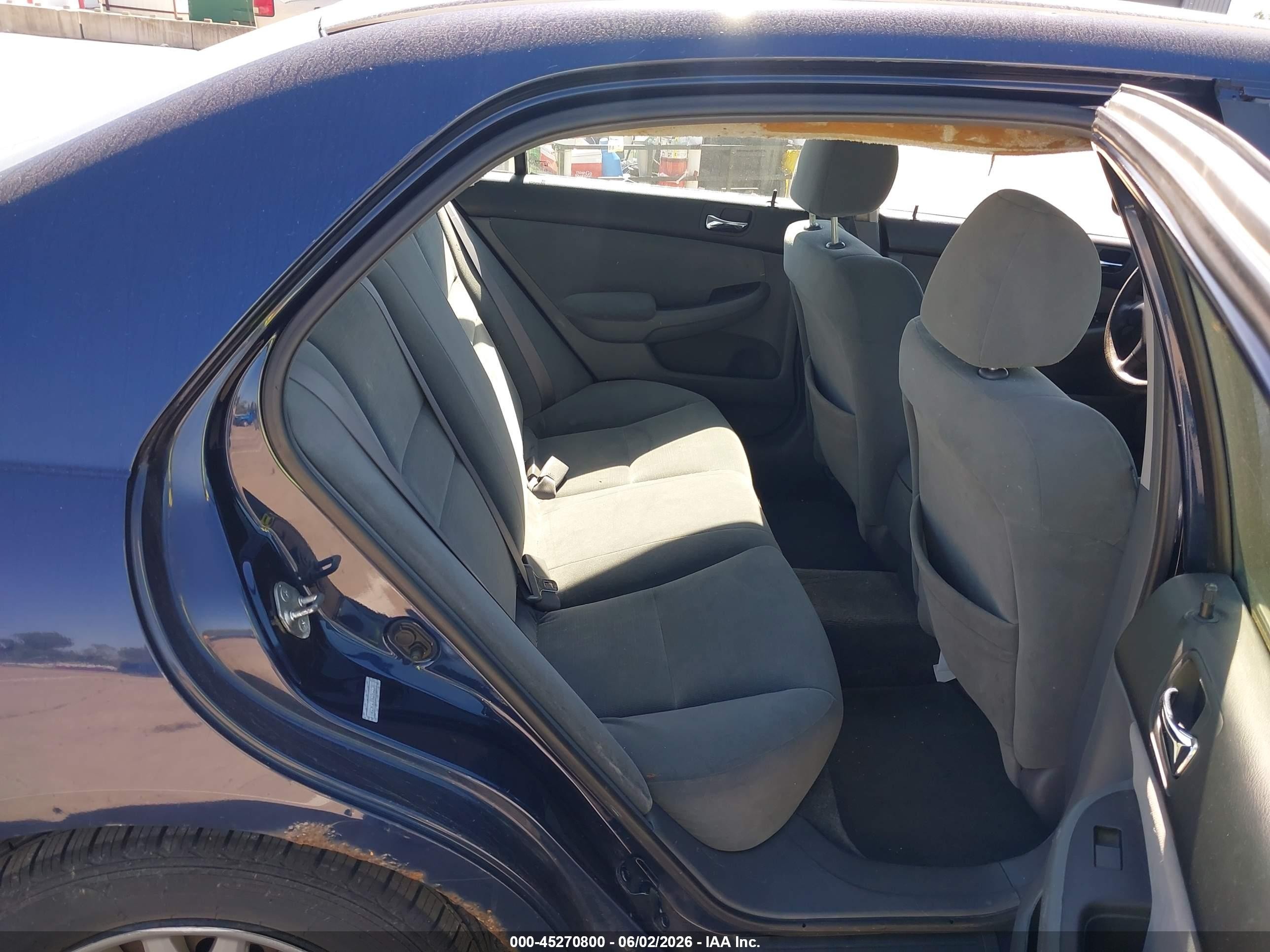 2006 Honda Accord 2.4 Vp Blue vin: 1HGCM56156A166629