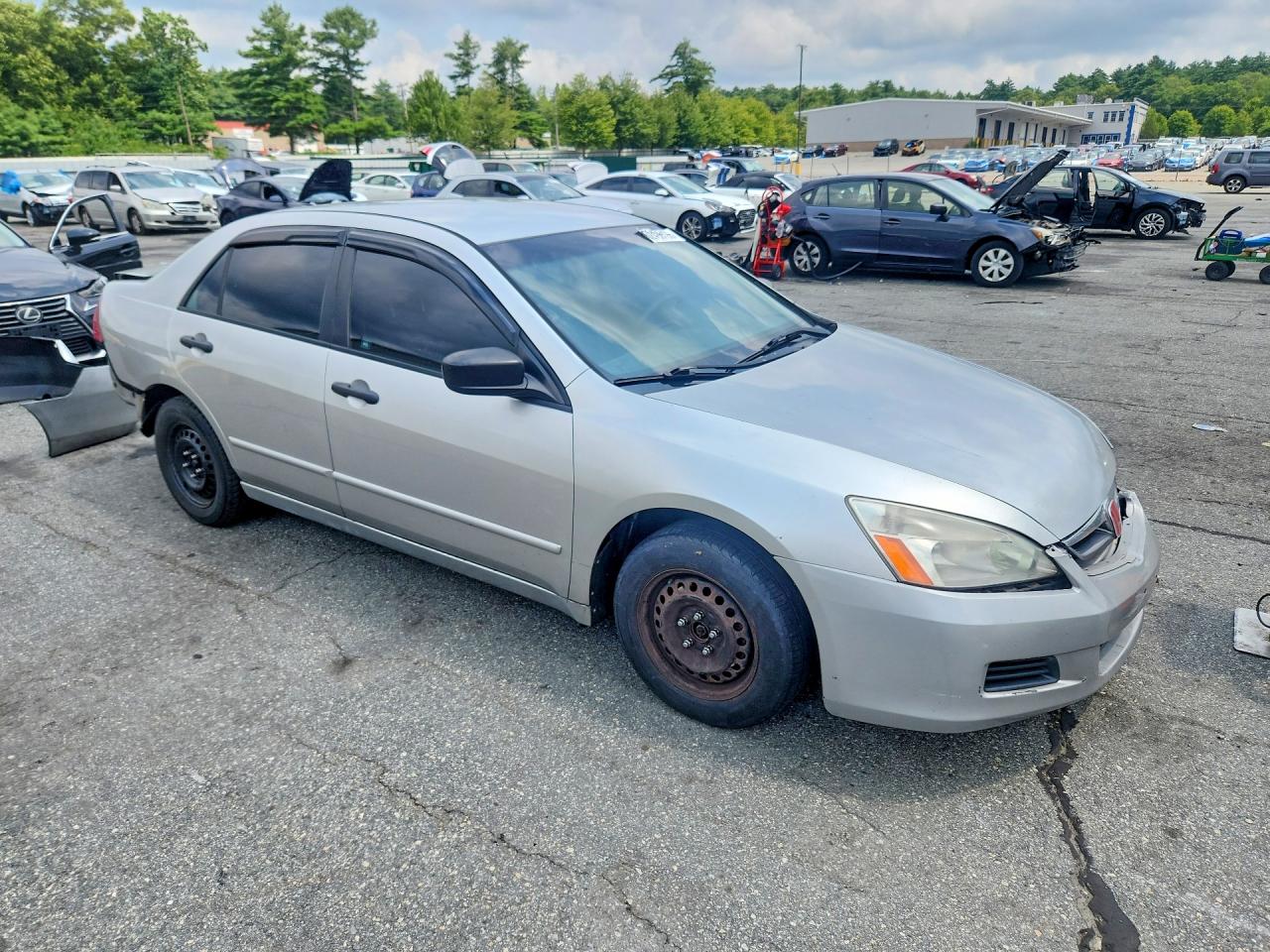 2007 Honda Accord Value Silver vin: 1HGCM56157A052888