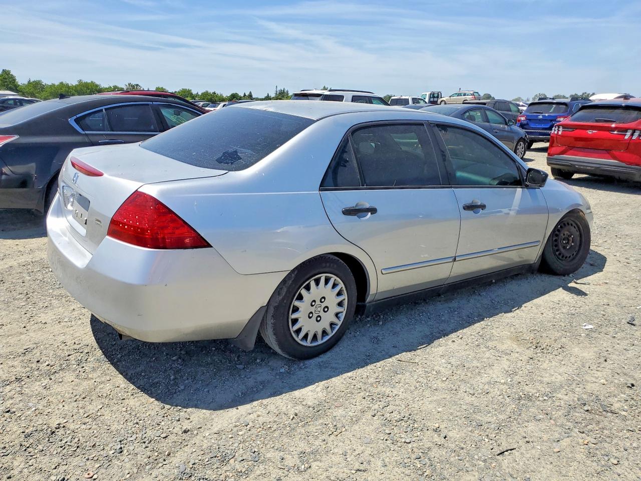 2007 Honda Accord Silver vin: 1HGCM56157A181732