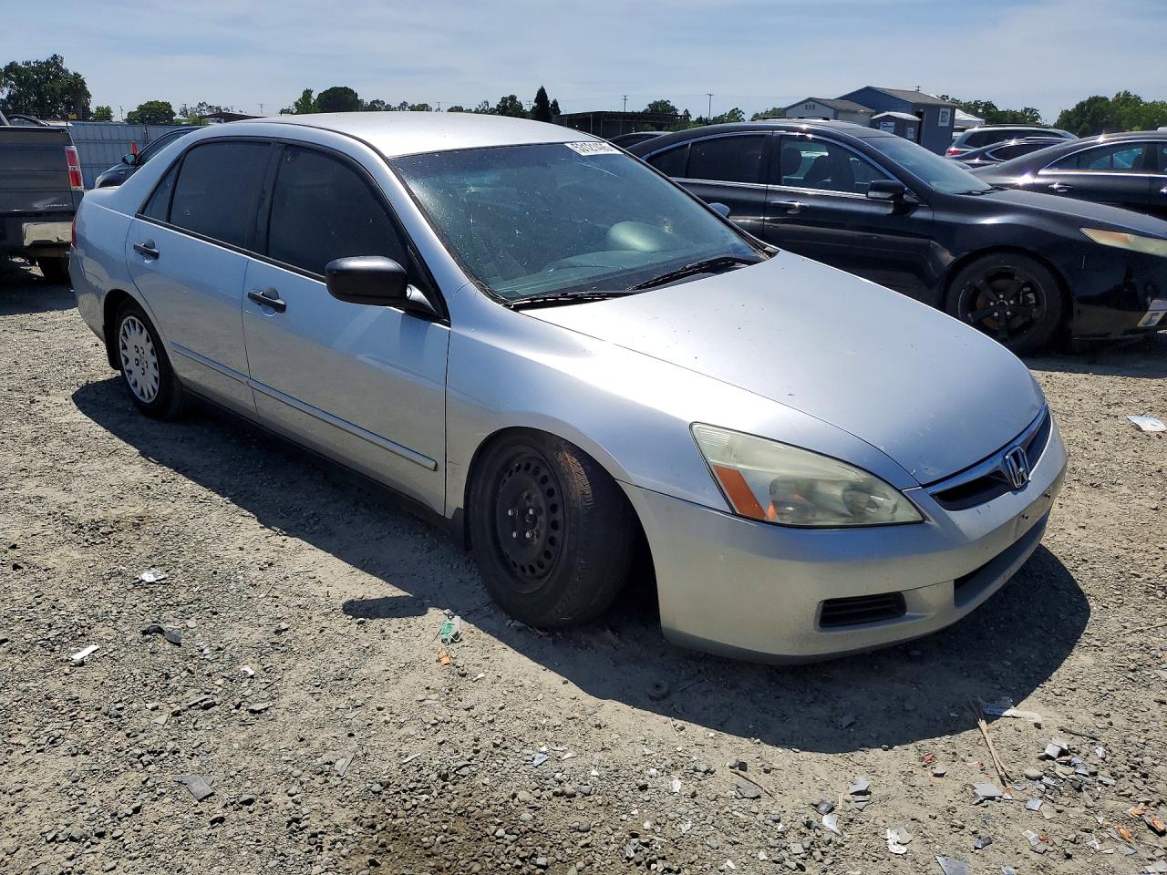 2007 Honda Accord Silver vin: 1HGCM56157A181732