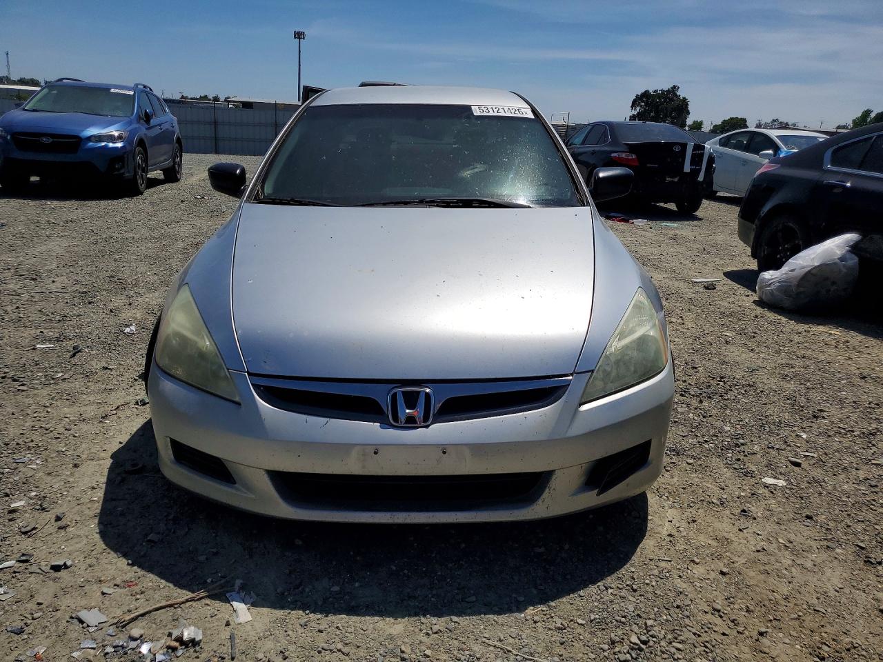 2007 Honda Accord Silver vin: 1HGCM56157A181732