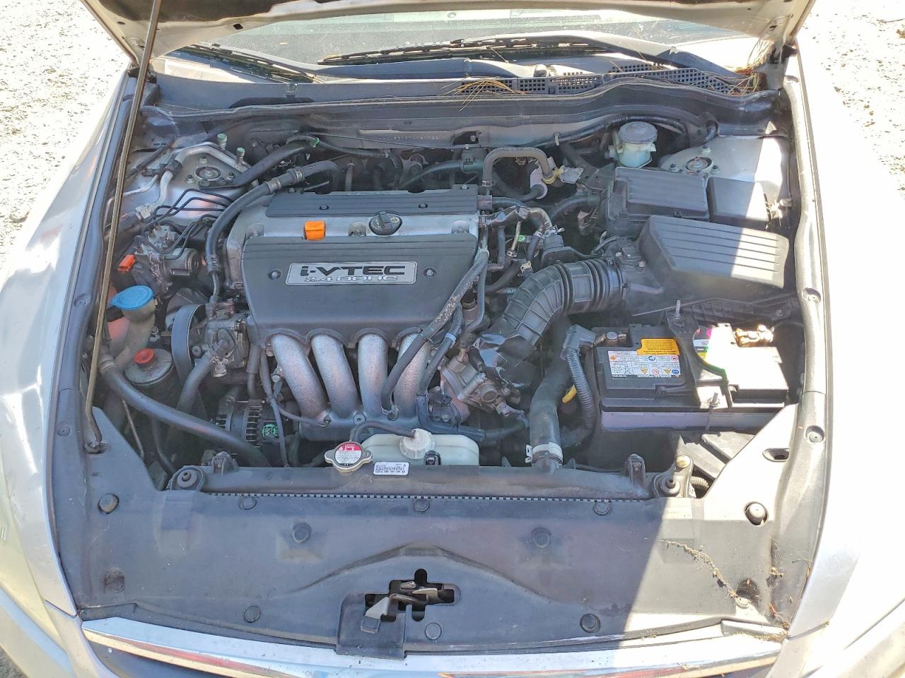 2007 Honda Accord Silver vin: 1HGCM56157A181732