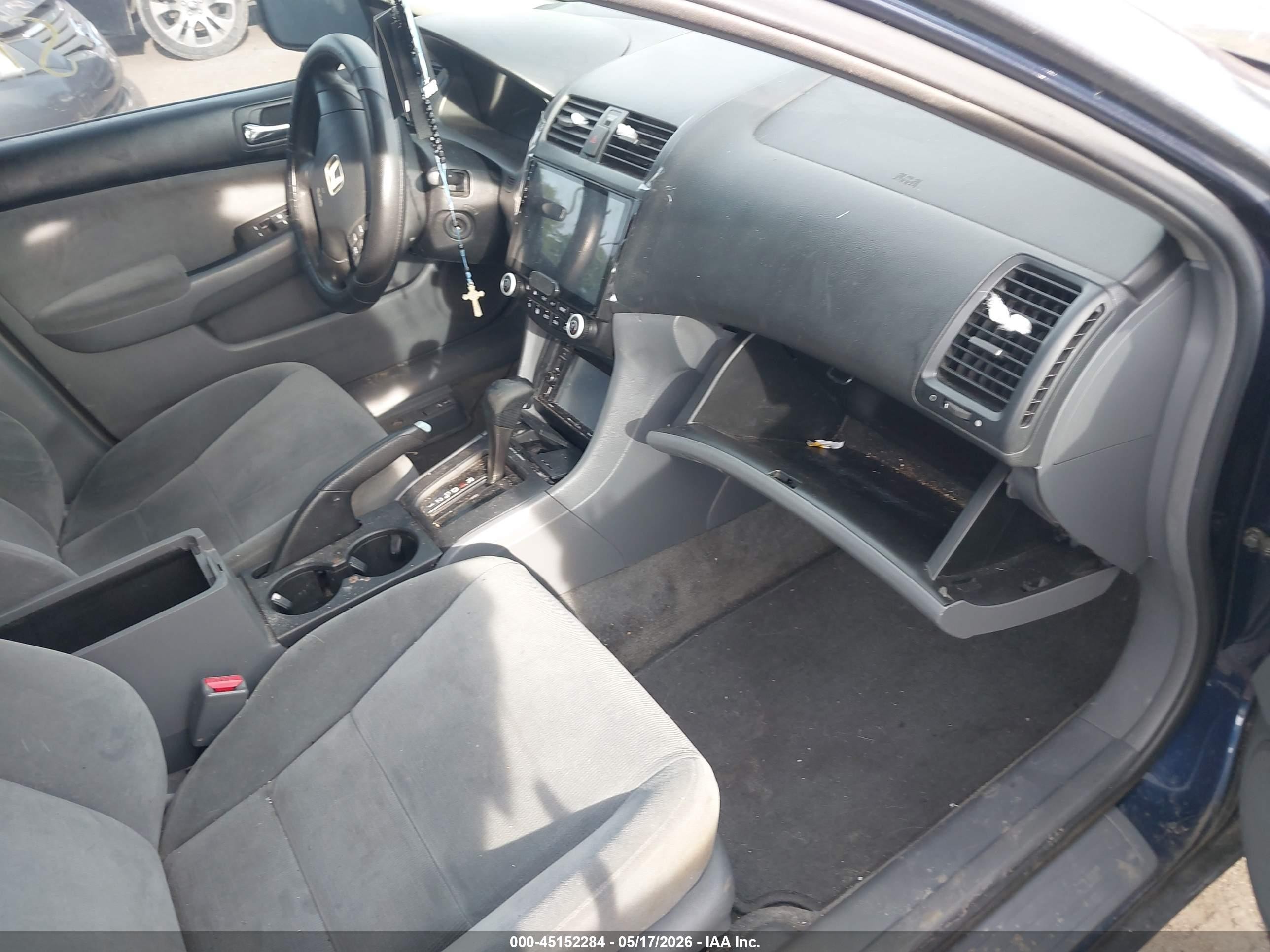 2006 Honda Accord 2.4 Vp Blue vin: 1HGCM56166A012107
