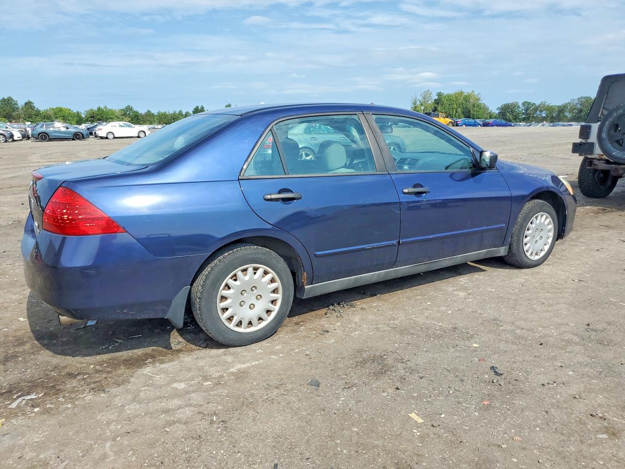 2007 Honda Accord Value Blue vin: 1HGCM56167A037607