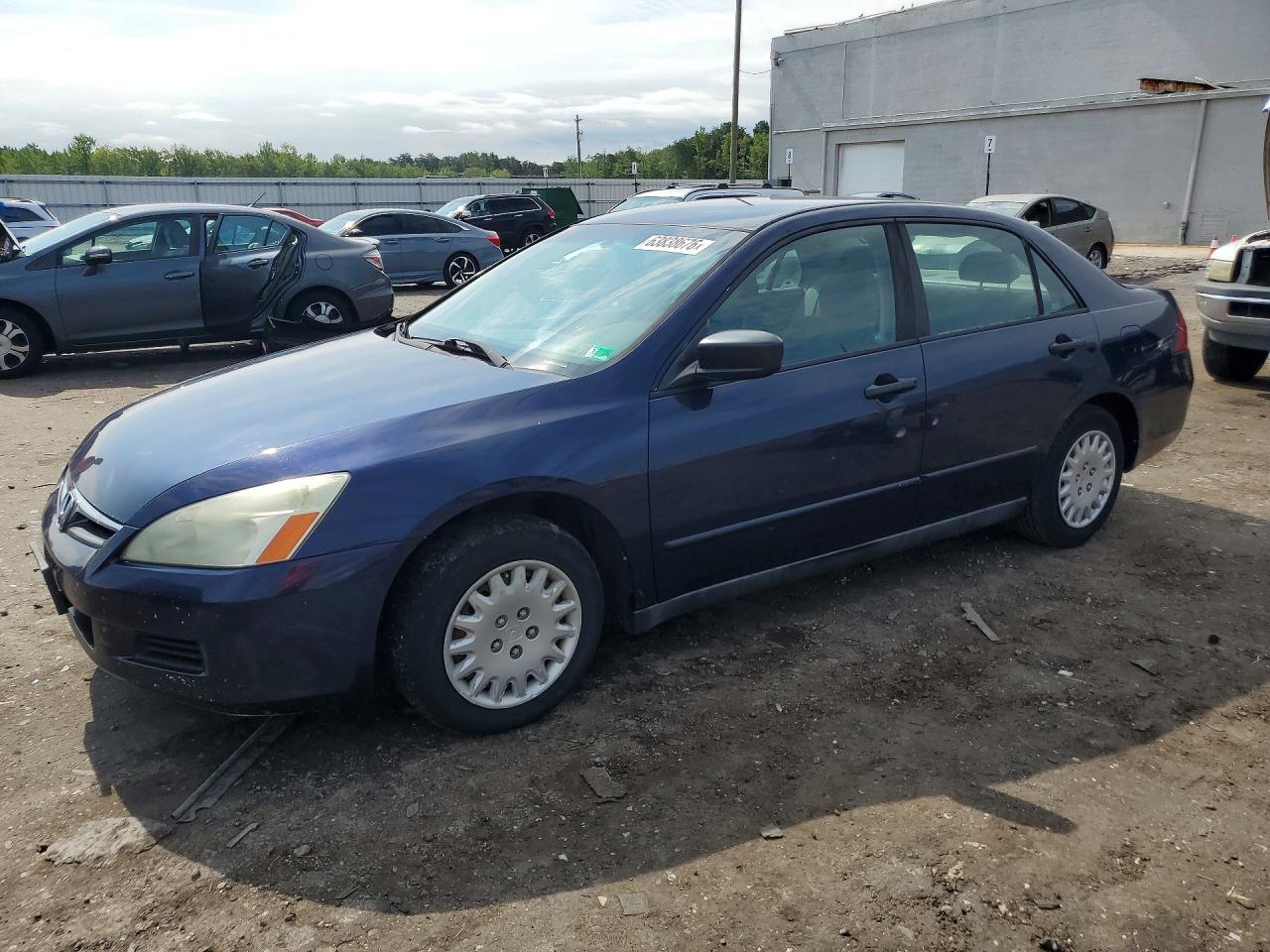 2007 Honda Accord Value Blue vin: 1HGCM56167A037607