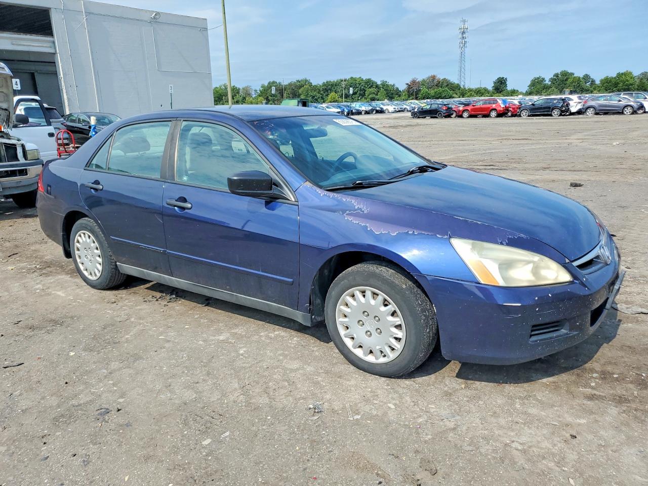2007 Honda Accord Value Blue vin: 1HGCM56167A037607