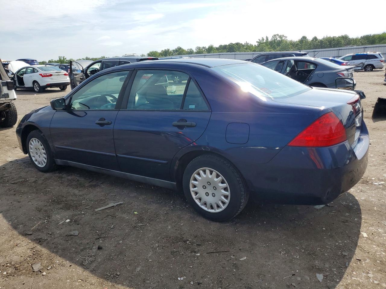 2007 Honda Accord Value Blue vin: 1HGCM56167A037607