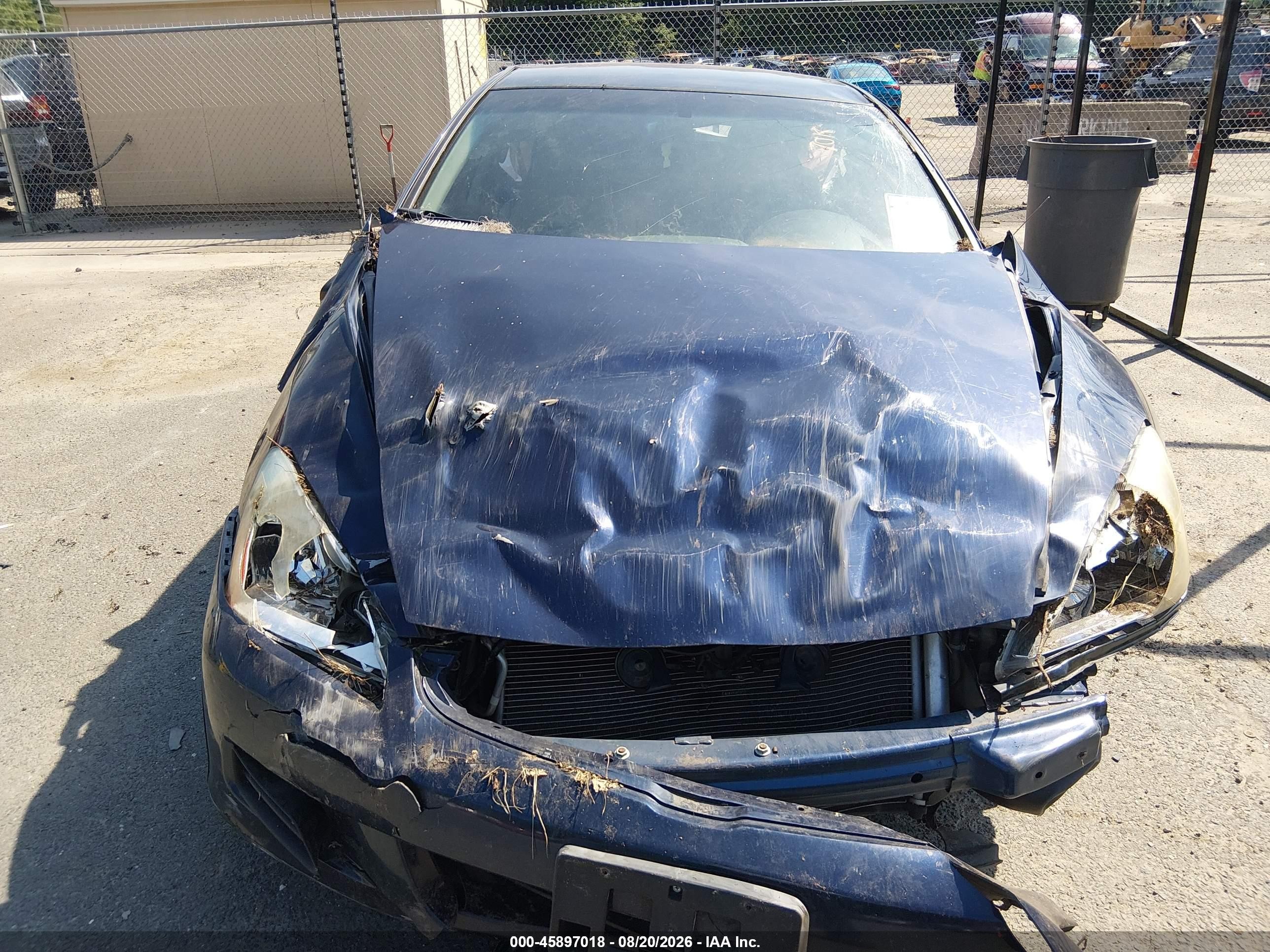 2007 Honda Accord 2.4 Vp Dark Blue vin: 1HGCM56167A093188