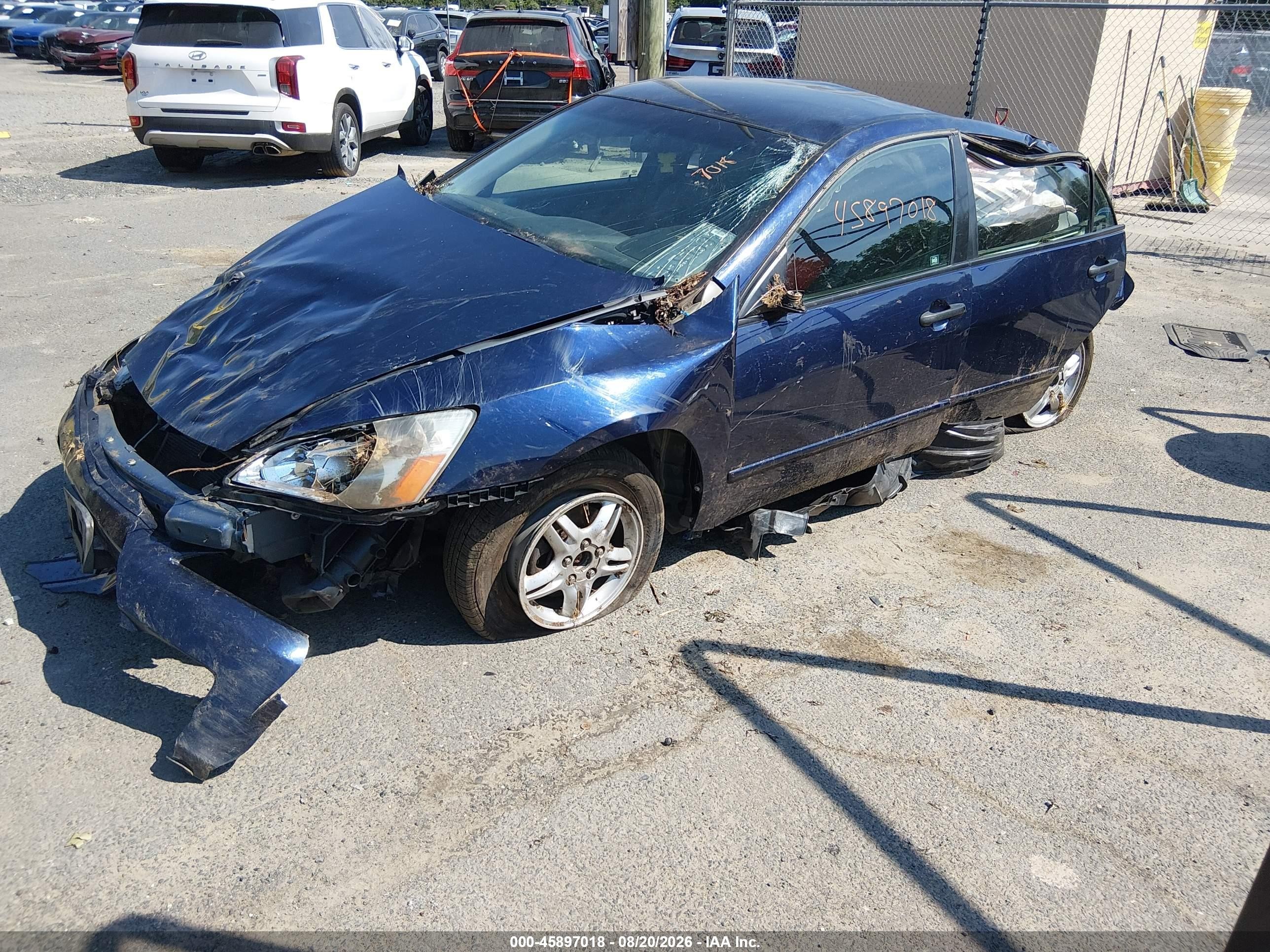 2007 Honda Accord 2.4 Vp Dark Blue vin: 1HGCM56167A093188