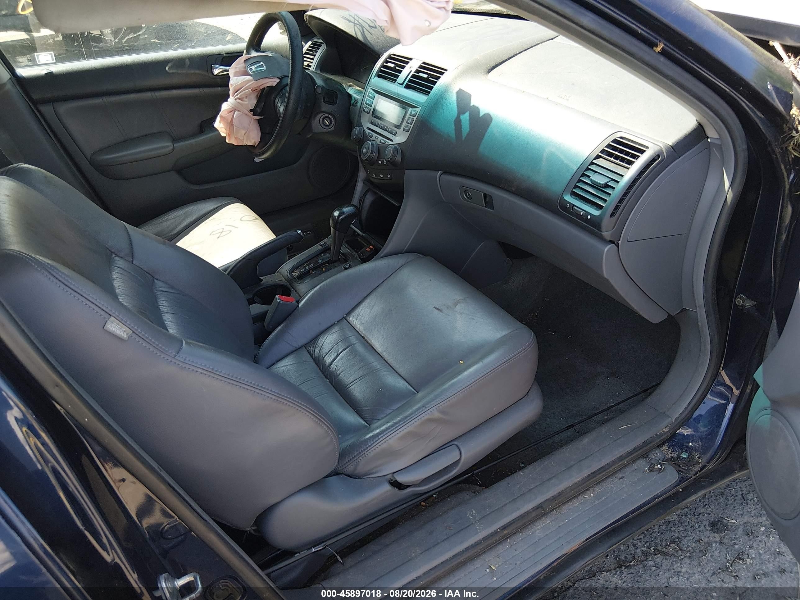 2007 Honda Accord 2.4 Vp Dark Blue vin: 1HGCM56167A093188