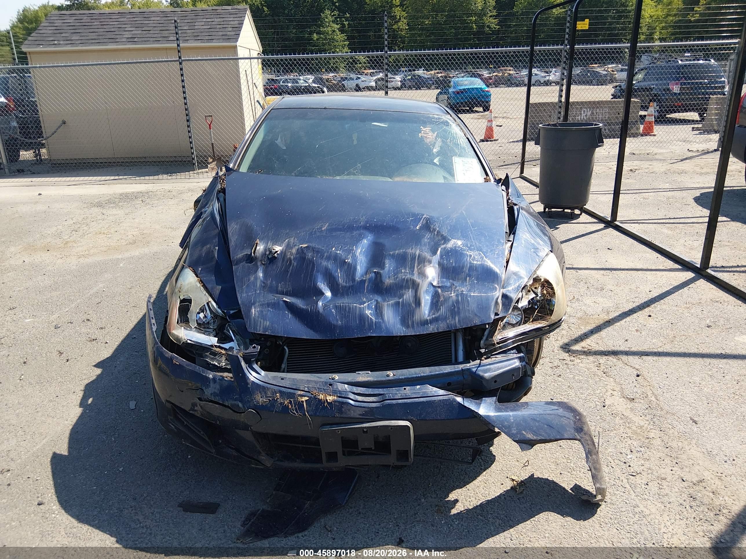 2007 Honda Accord 2.4 Vp Dark Blue vin: 1HGCM56167A093188