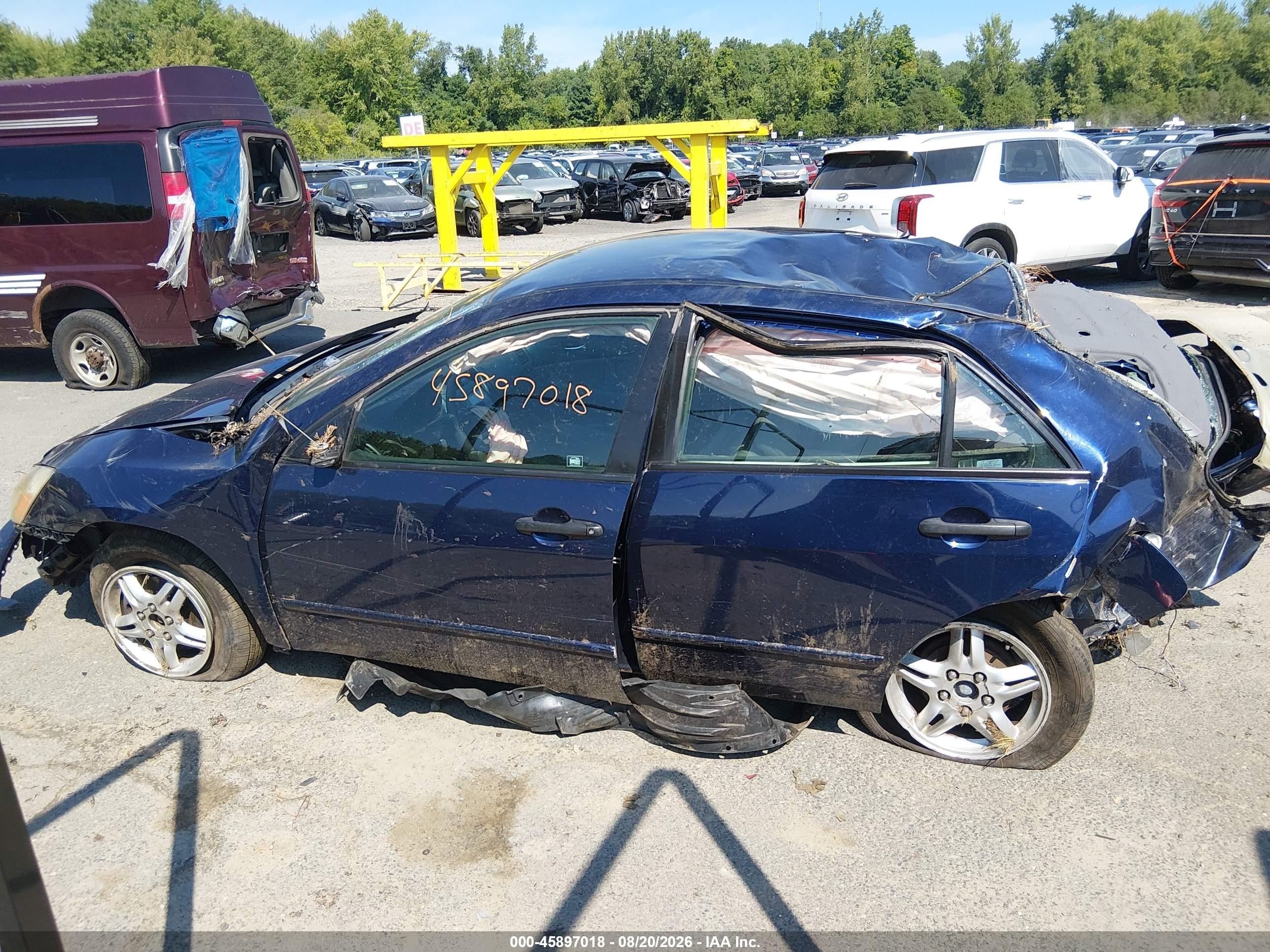 2007 Honda Accord 2.4 Vp Dark Blue vin: 1HGCM56167A093188