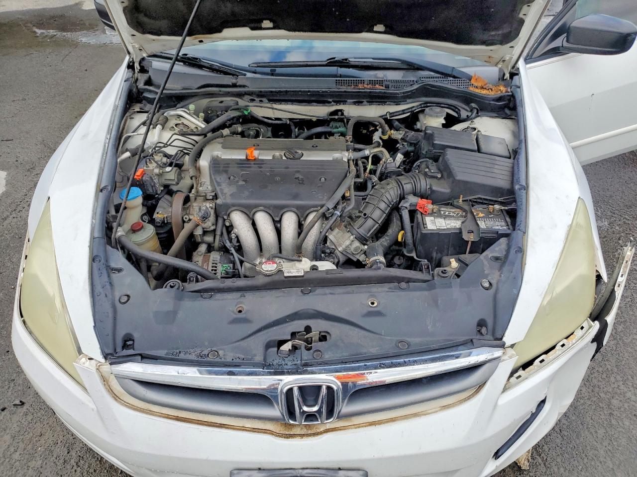 2007 Honda Accord Value White vin: 1HGCM56167A152448
