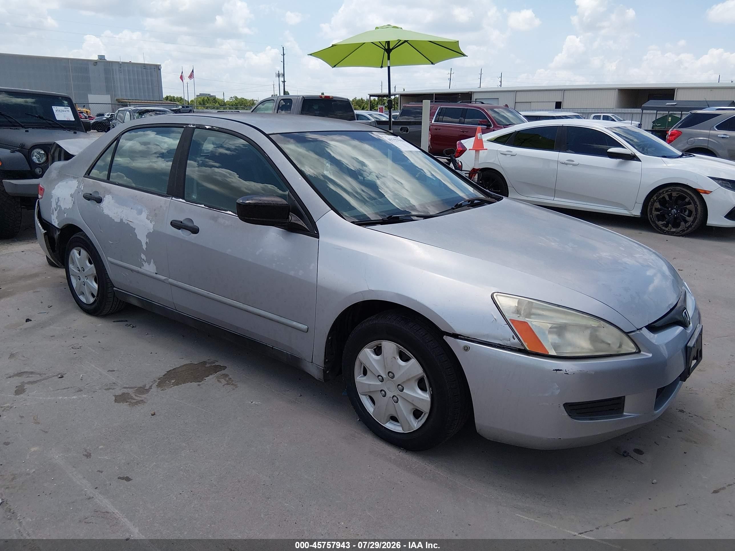 2003 Honda Accord 2.4 Dx Silver vin: 1HGCM56173A074093