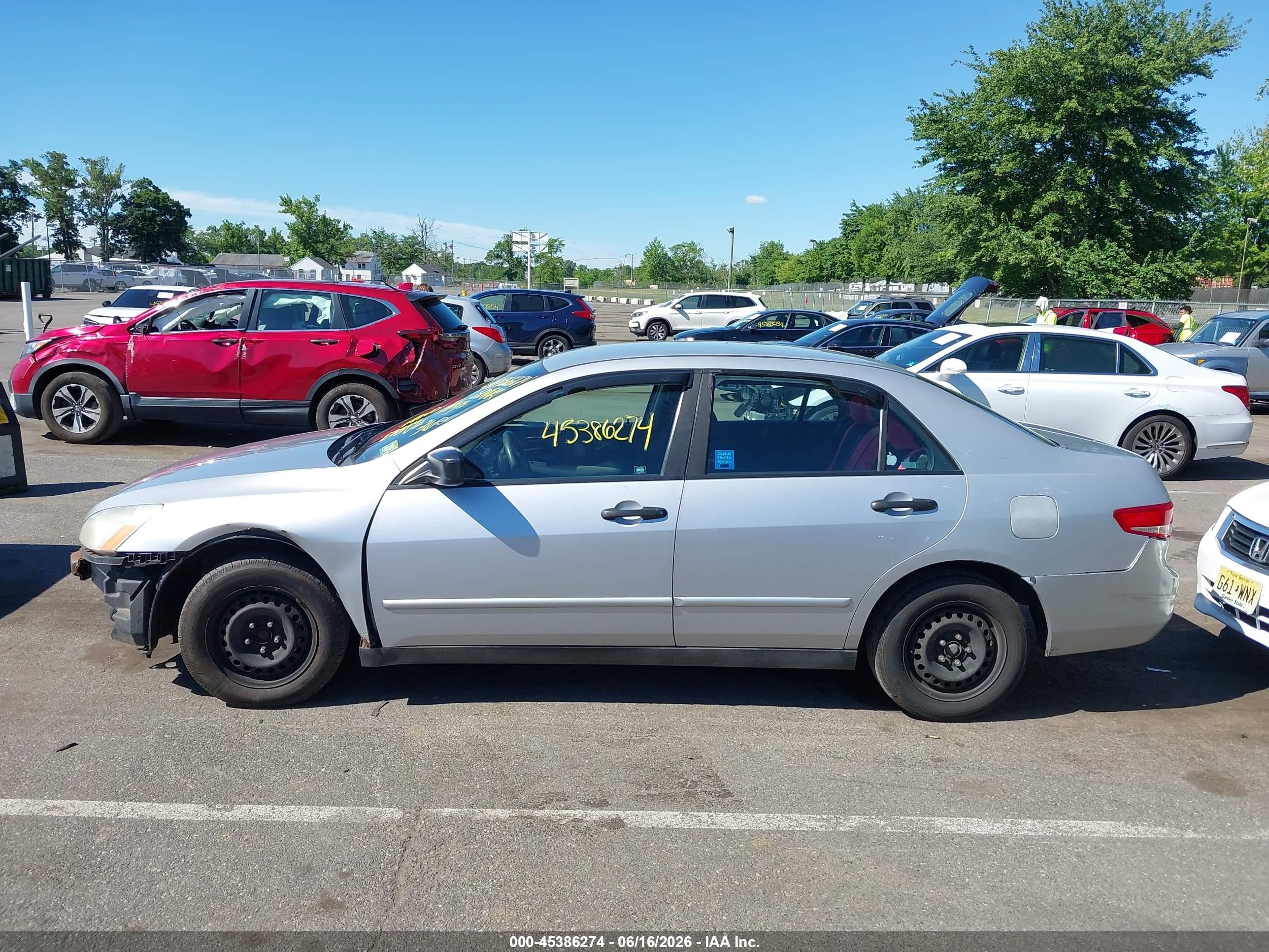 2004 Honda Accord 2.4 Dx Gray vin: 1HGCM56174A131703