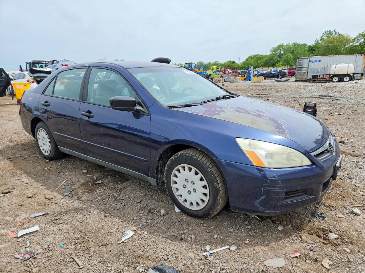 2006 Honda Accord Value Blue vin: 1HGCM56176A103709