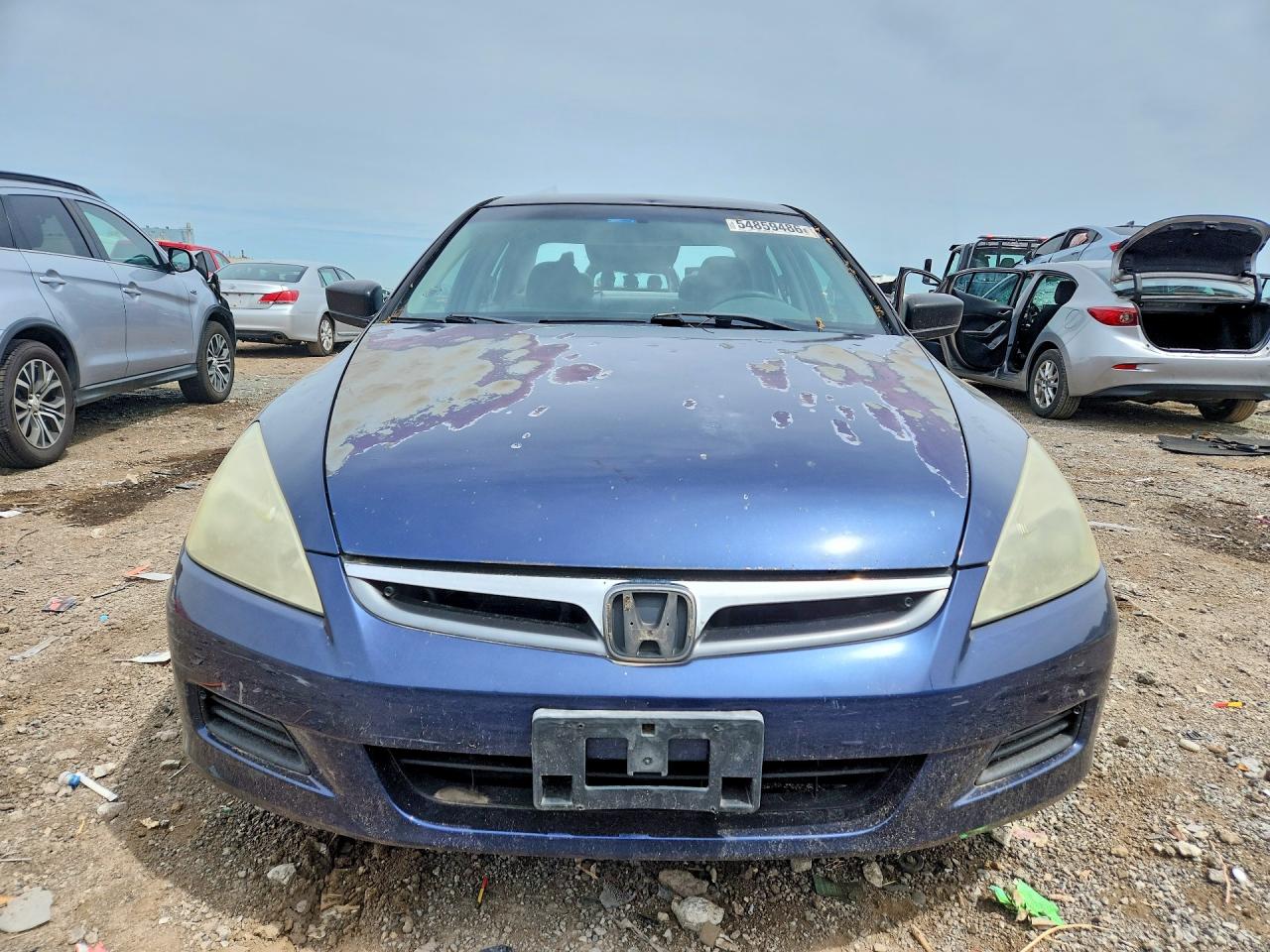 2006 Honda Accord Value Blue vin: 1HGCM56176A103709