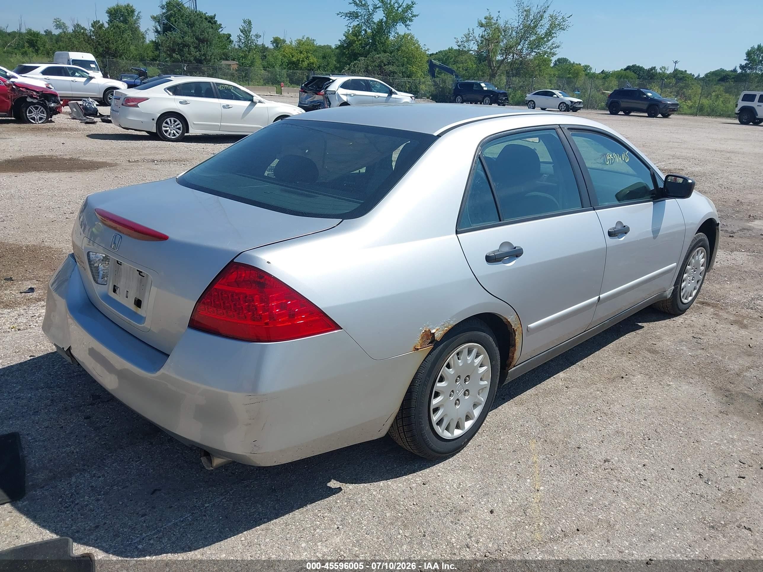 2006 Honda Accord 2.4 Vp Silver vin: 1HGCM56176A156958