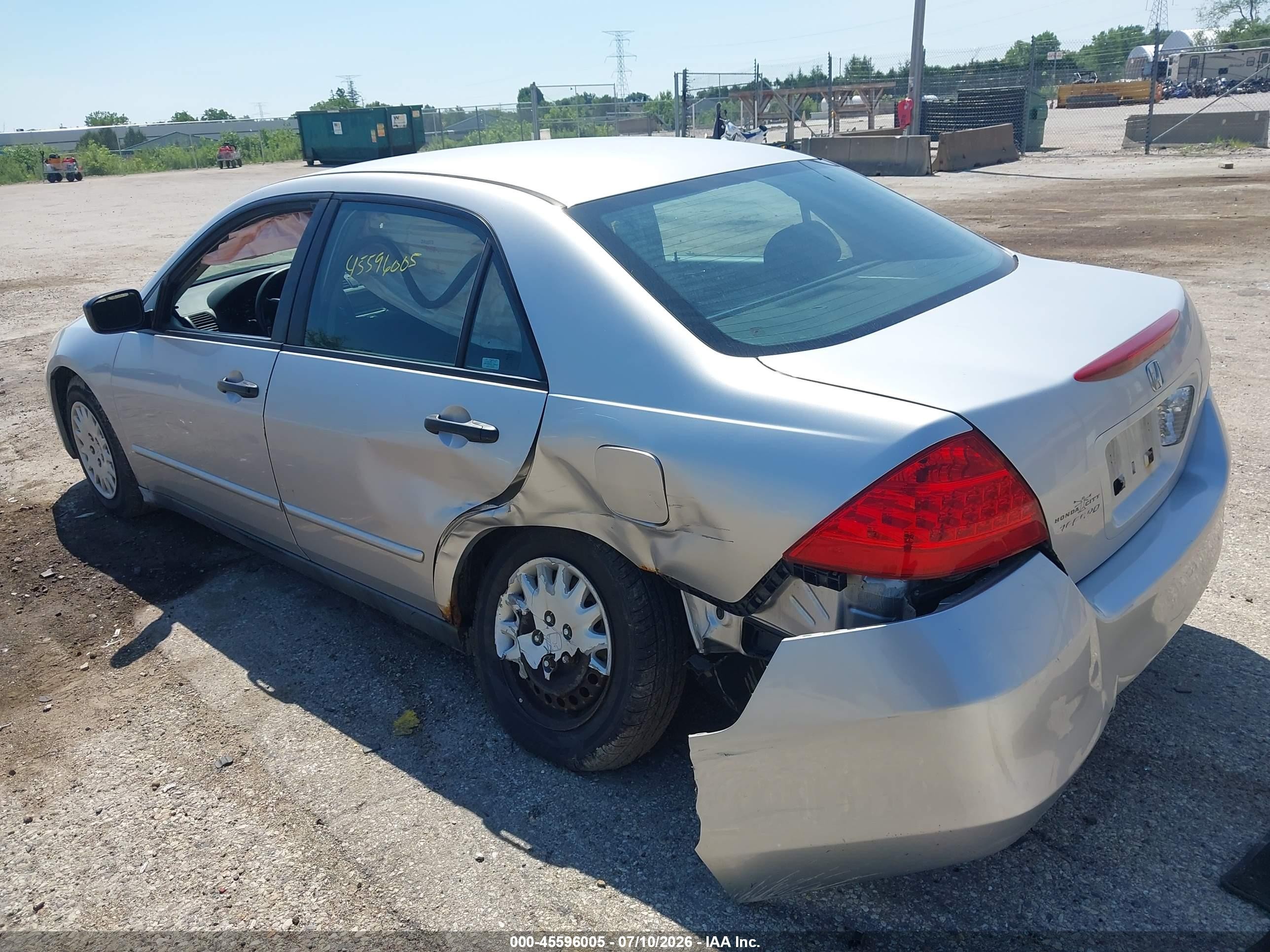 2006 Honda Accord 2.4 Vp Silver vin: 1HGCM56176A156958
