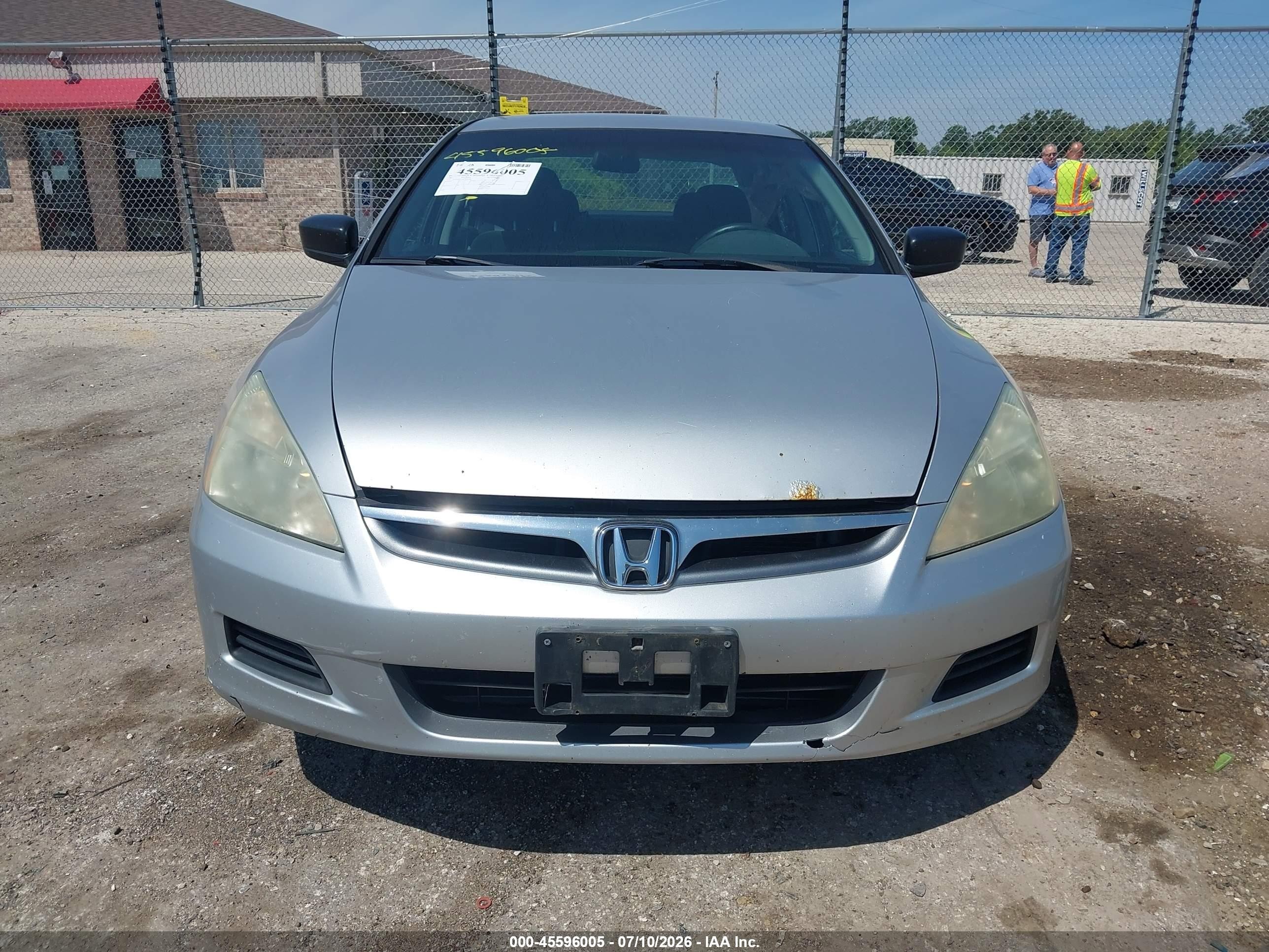 2006 Honda Accord 2.4 Vp Silver vin: 1HGCM56176A156958