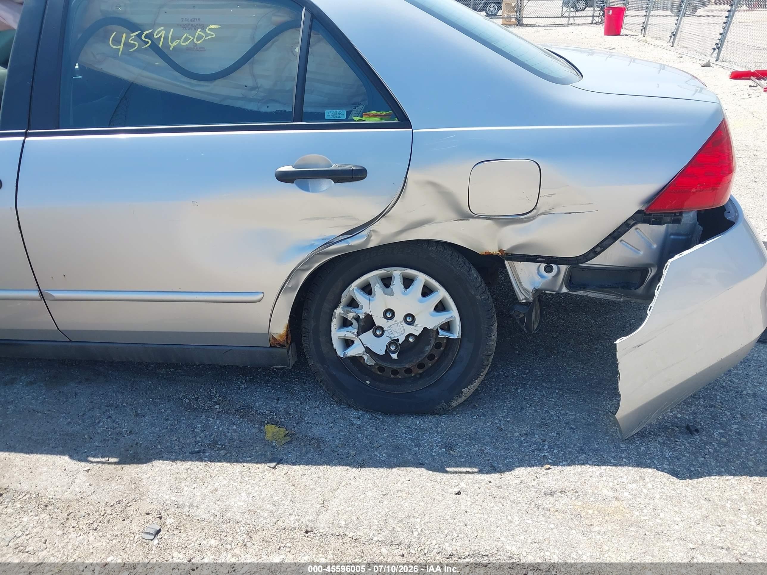 2006 Honda Accord 2.4 Vp Silver vin: 1HGCM56176A156958