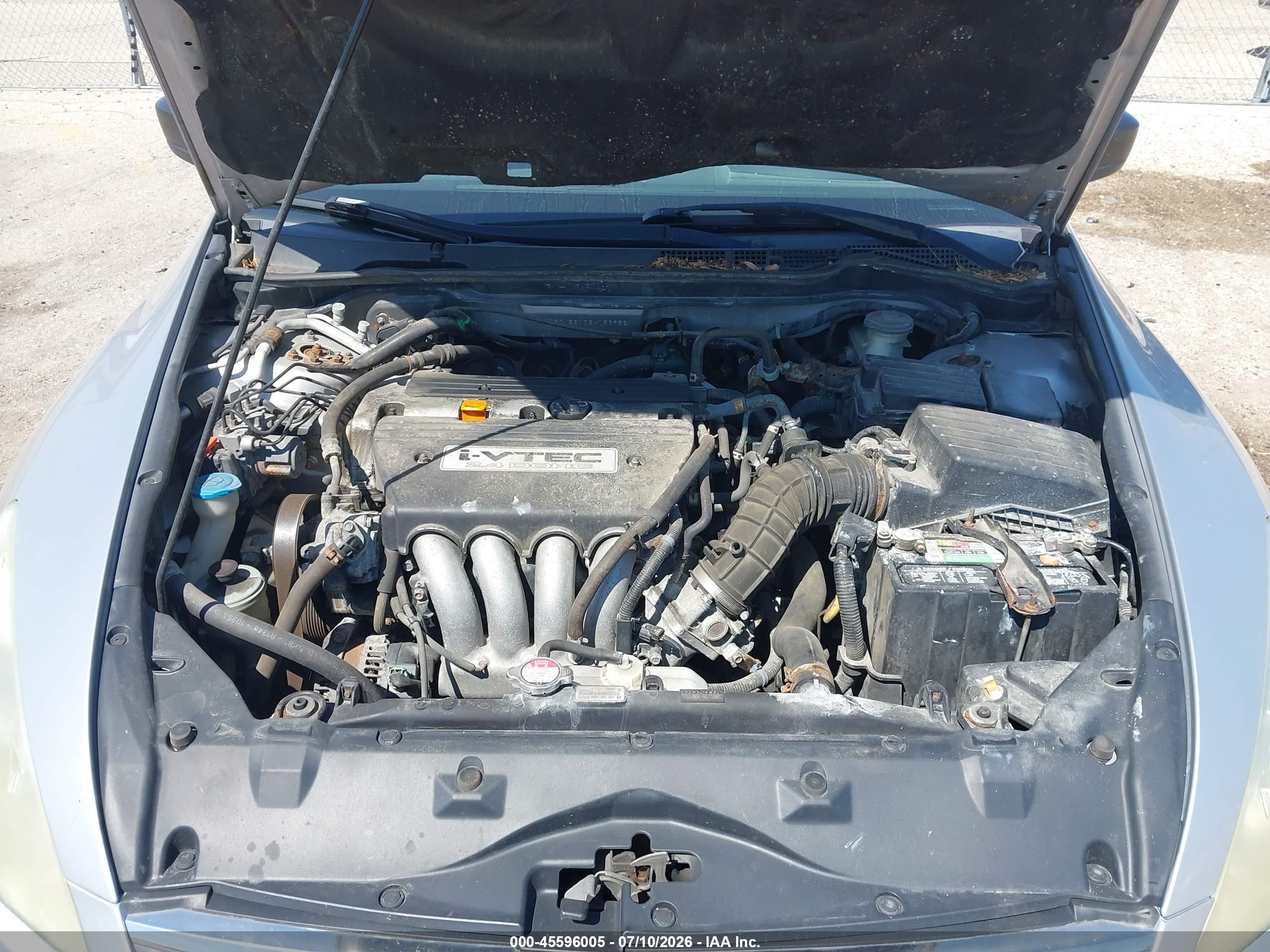 2006 Honda Accord 2.4 Vp Silver vin: 1HGCM56176A156958