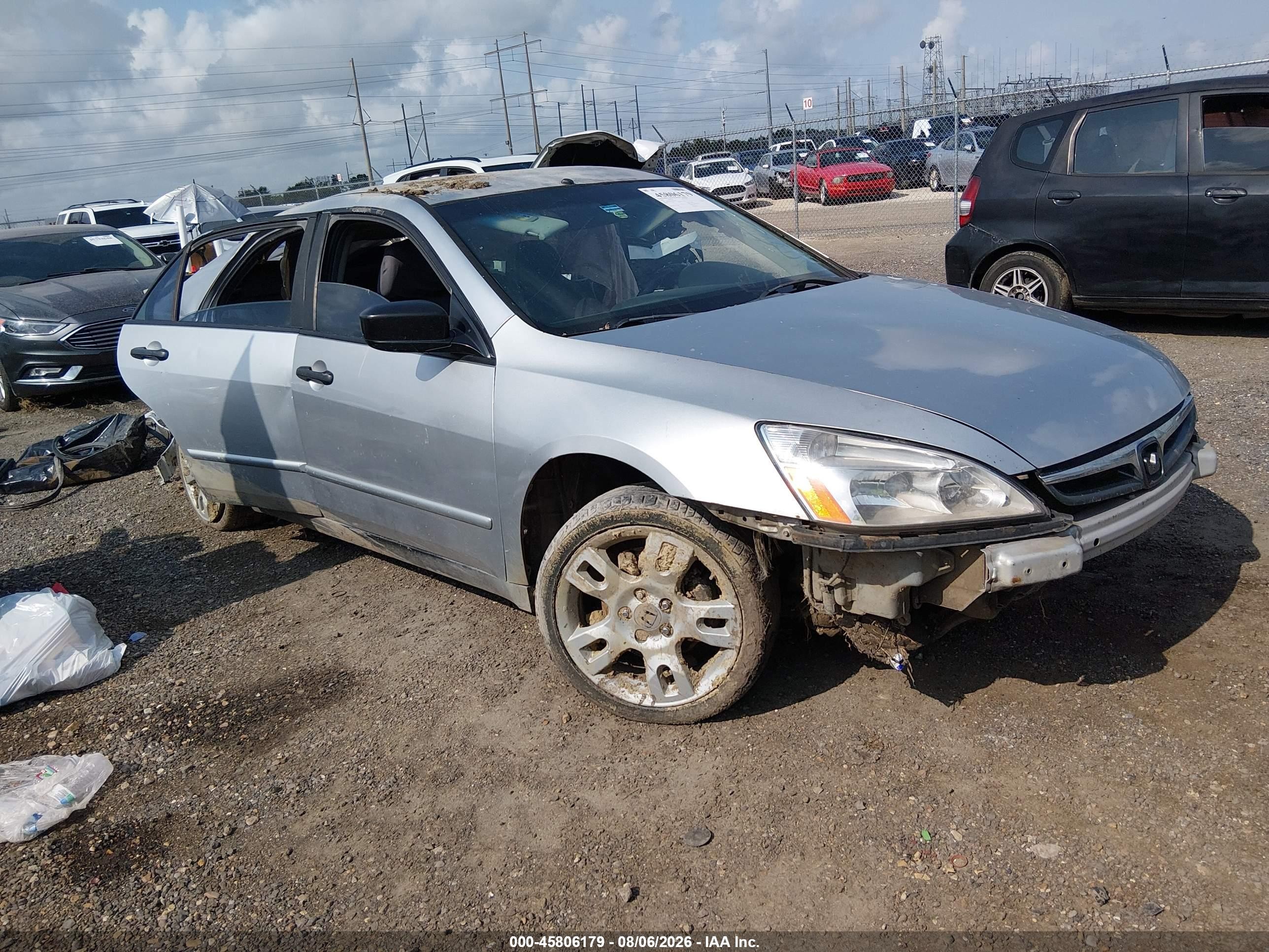 2006 Honda Accord 2.4 Vp Silver vin: 1HGCM56176A162534