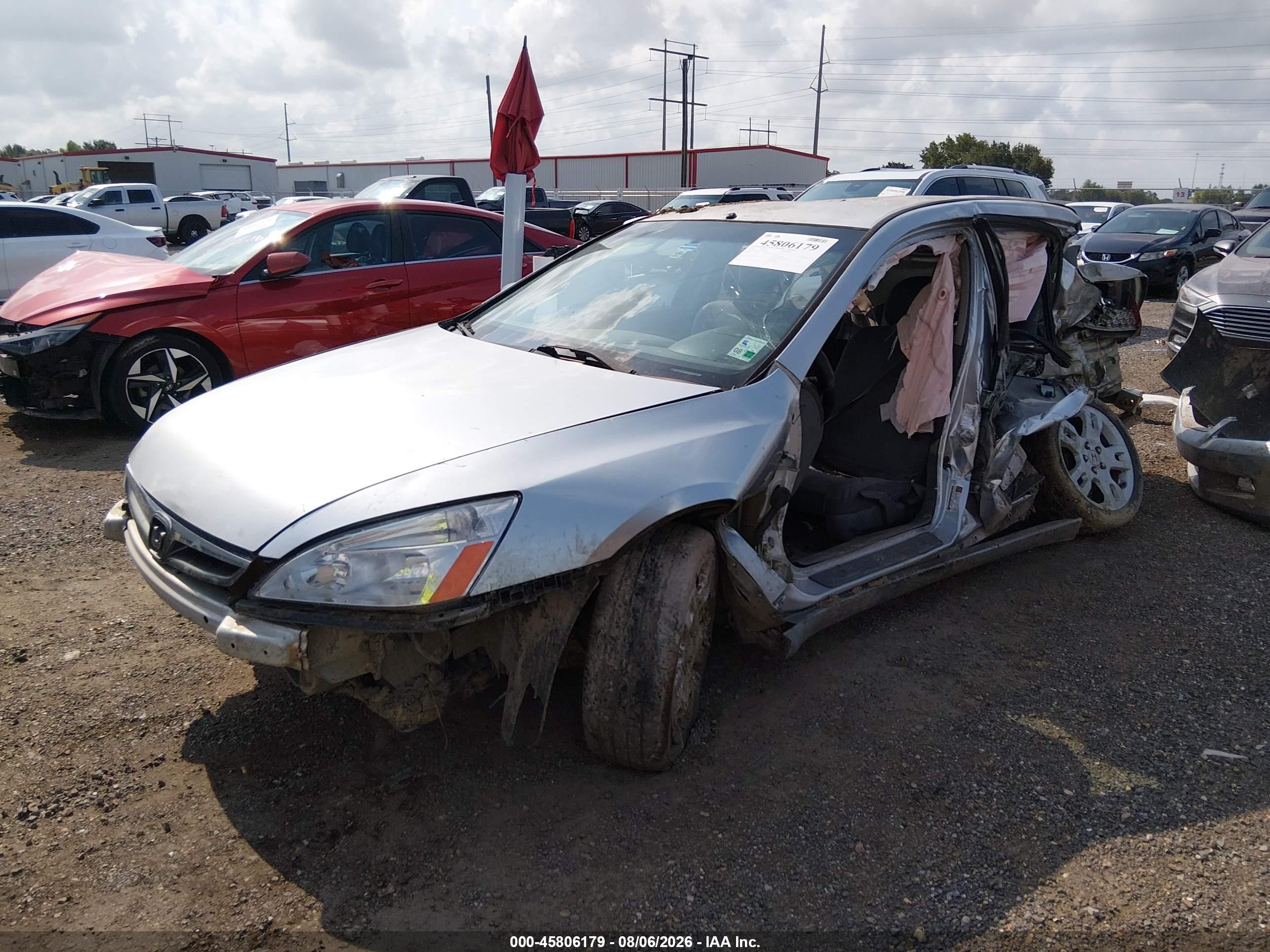 2006 Honda Accord 2.4 Vp Silver vin: 1HGCM56176A162534