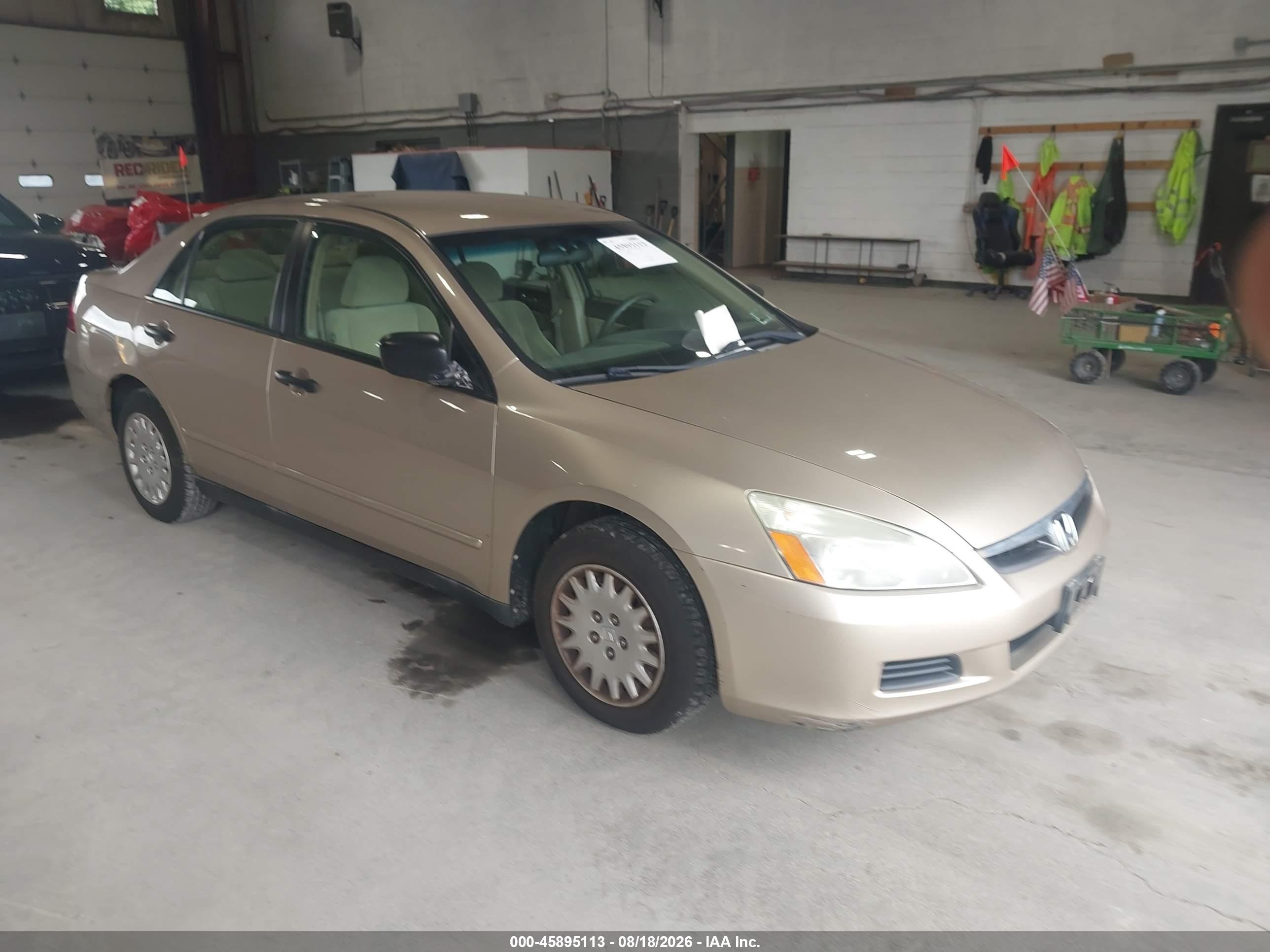2007 Honda Accord 2.4 Vp Золотой vin: 1HGCM56177A149669
