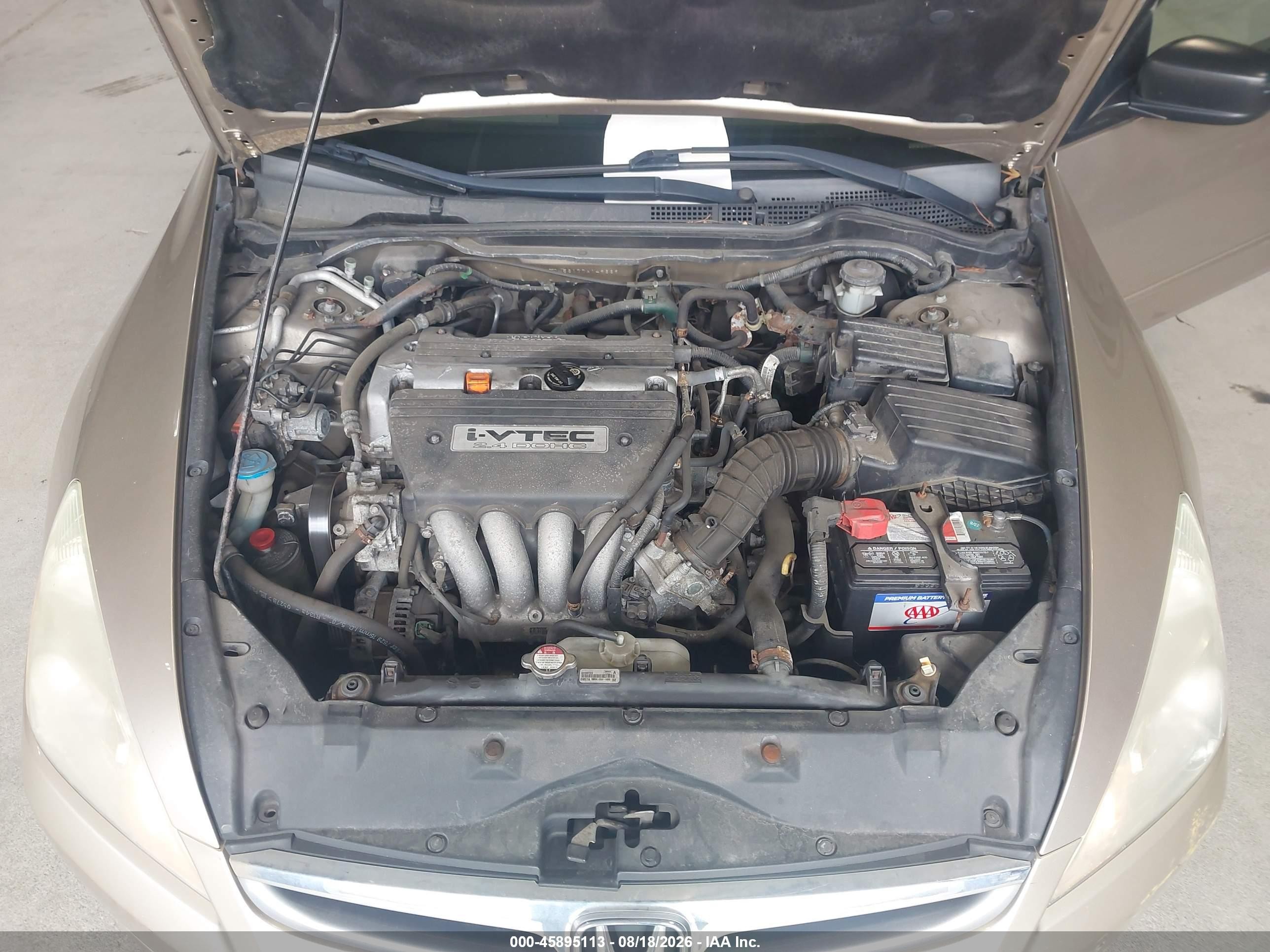 2007 Honda Accord 2.4 Vp Gold vin: 1HGCM56177A149669