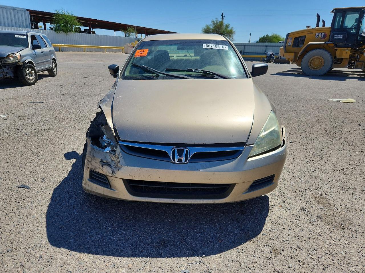 2006 Honda Accord Value Tan vin: 1HGCM56186A041429
