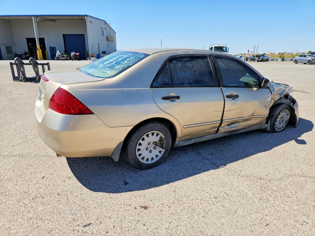 2006 Honda Accord Value Tan vin: 1HGCM56186A041429