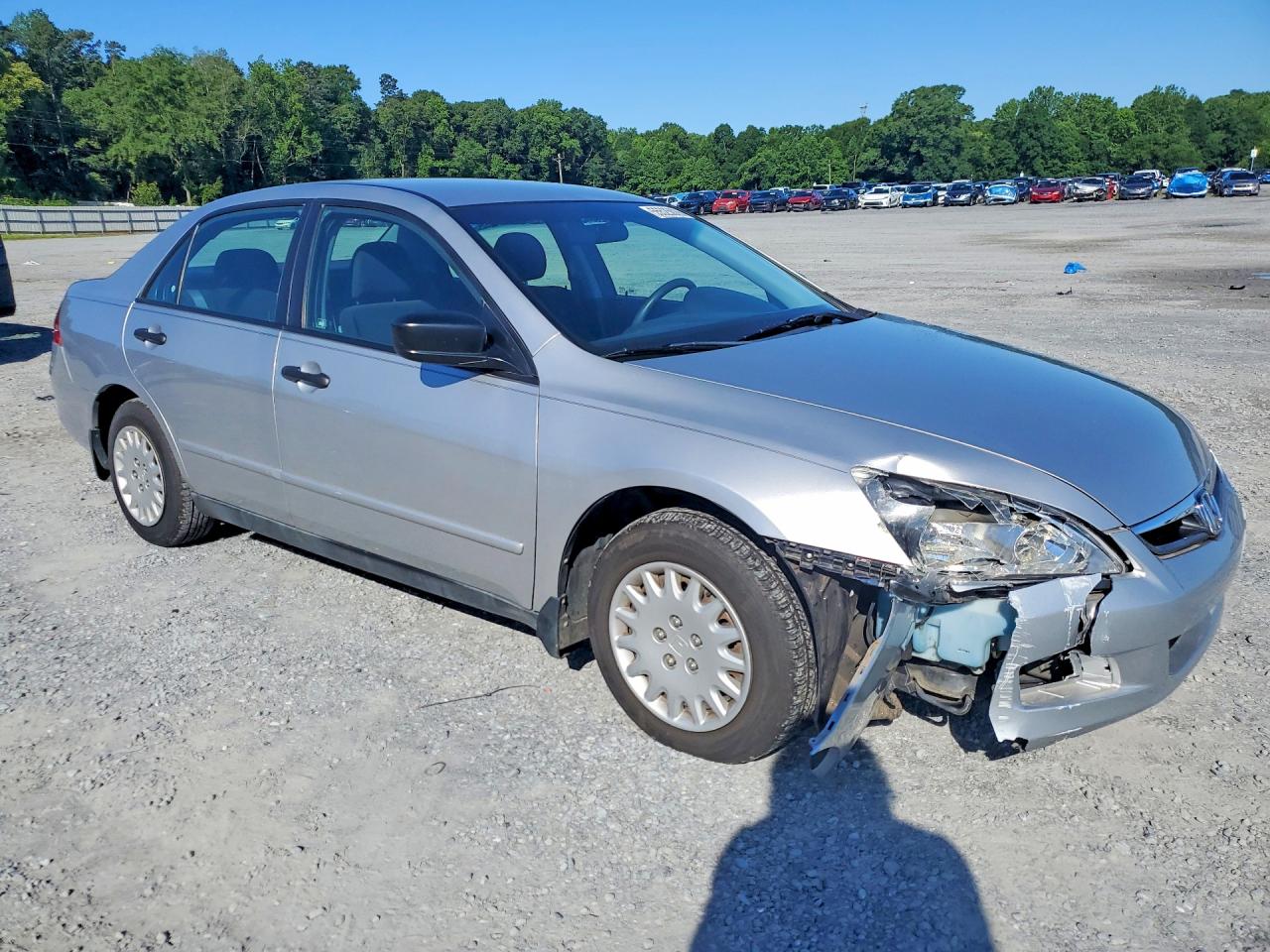 2007 Honda Accord Value Silver vin: 1HGCM56187A014796
