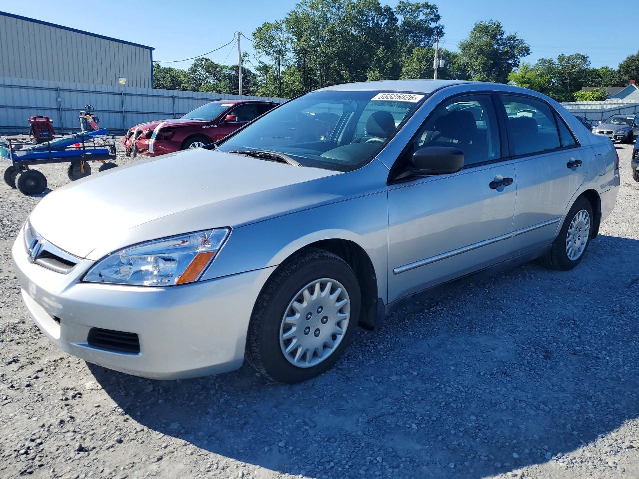 2007 Honda Accord Value Silver vin: 1HGCM56187A014796