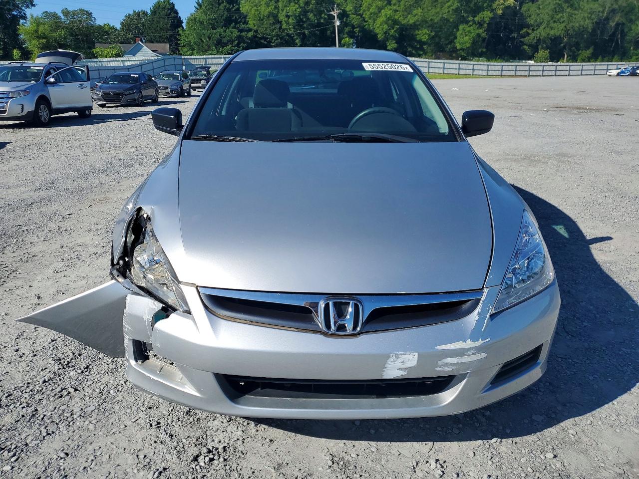 2007 Honda Accord Value Silver vin: 1HGCM56187A014796