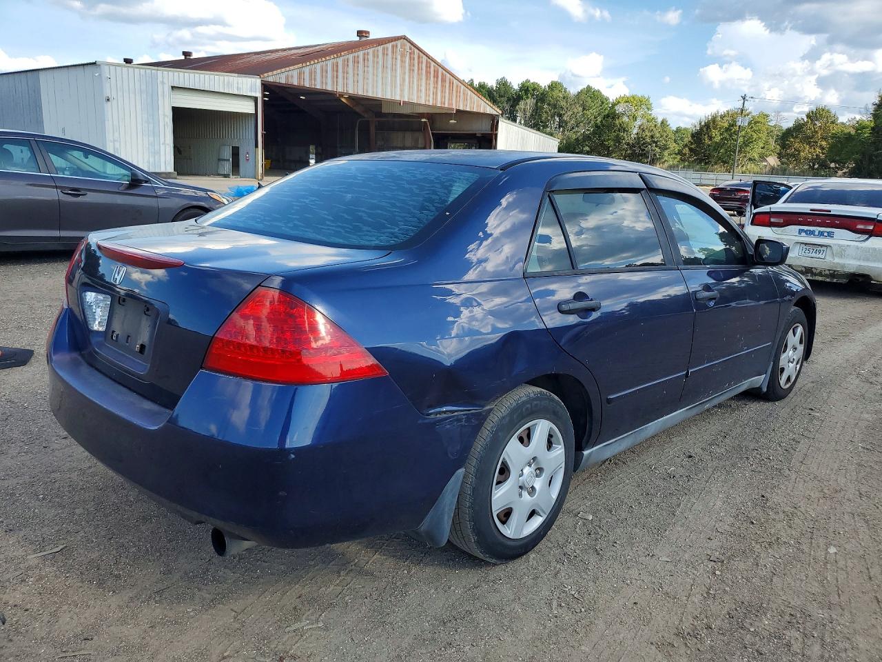 2007 Honda Accord Value Blue vin: 1HGCM56187A106152