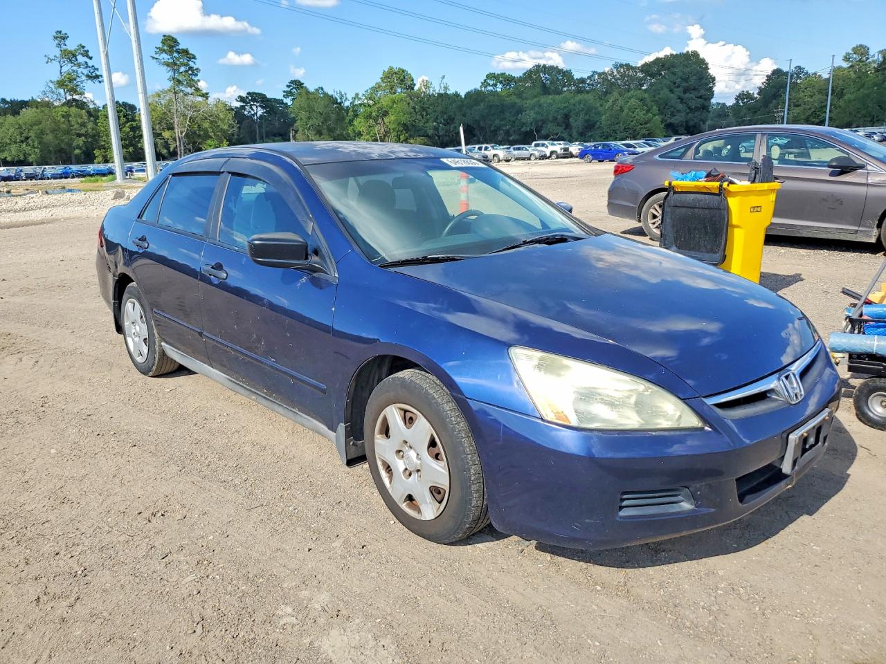 2007 Honda Accord Value Blue vin: 1HGCM56187A106152