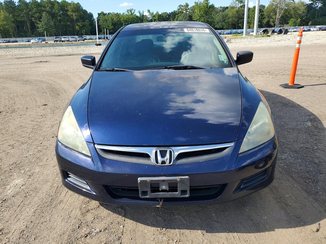 2007 Honda Accord Value Blue vin: 1HGCM56187A106152