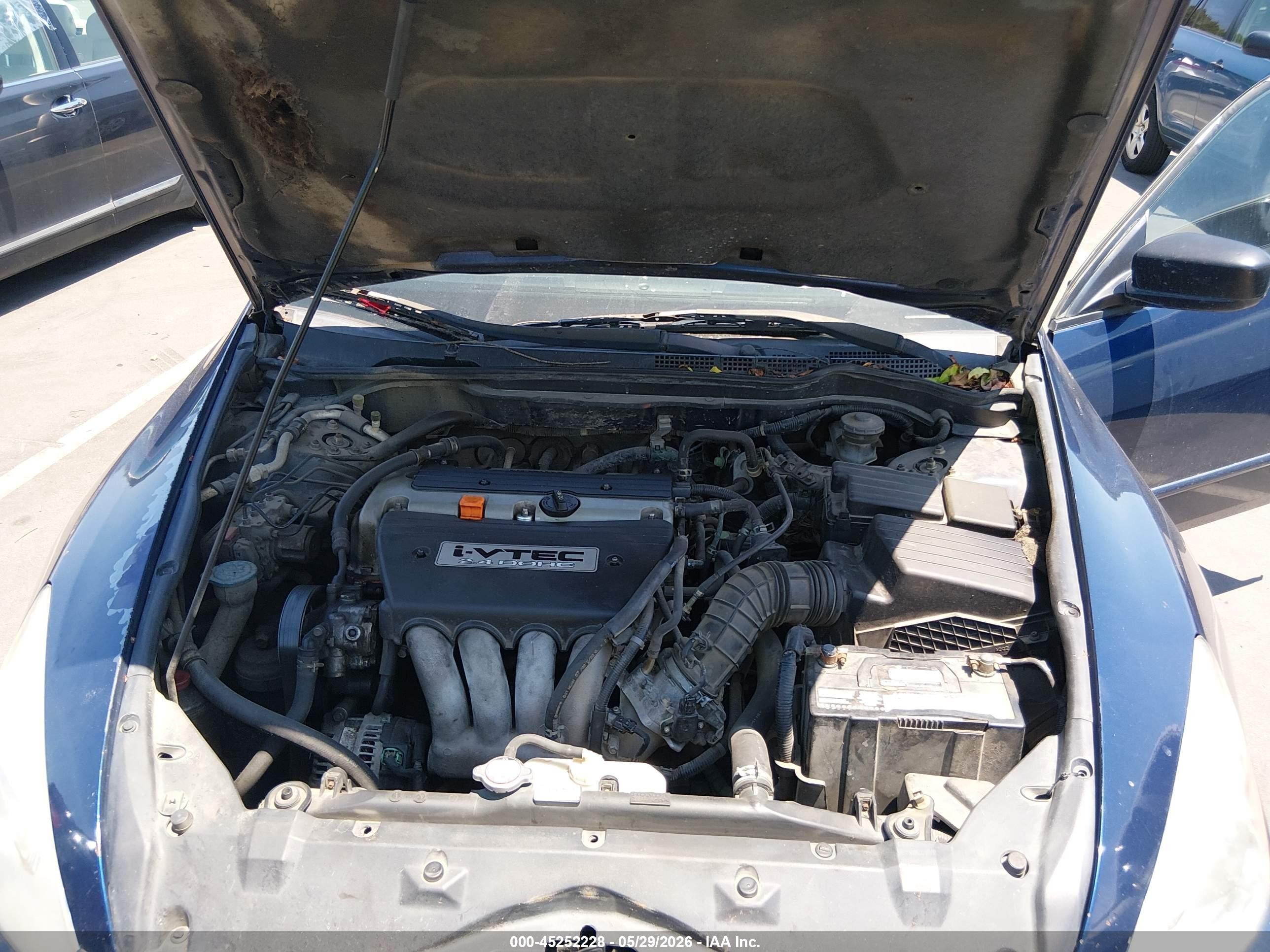 2004 Honda Accord 2.4 Dx Blue vin: 1HGCM56194A119214