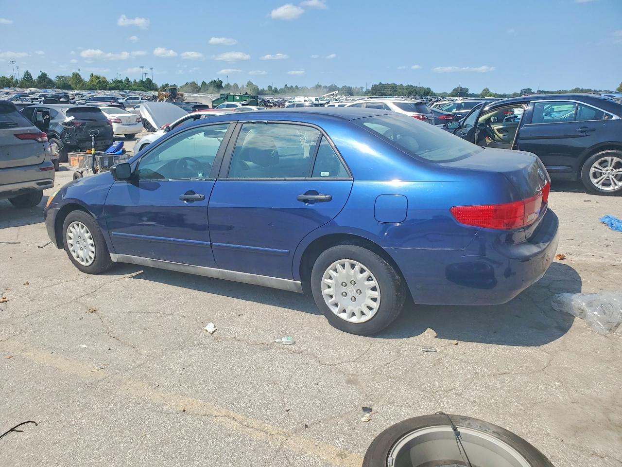 2005 Honda Accord Dx Синий vin: 1HGCM56195A148648