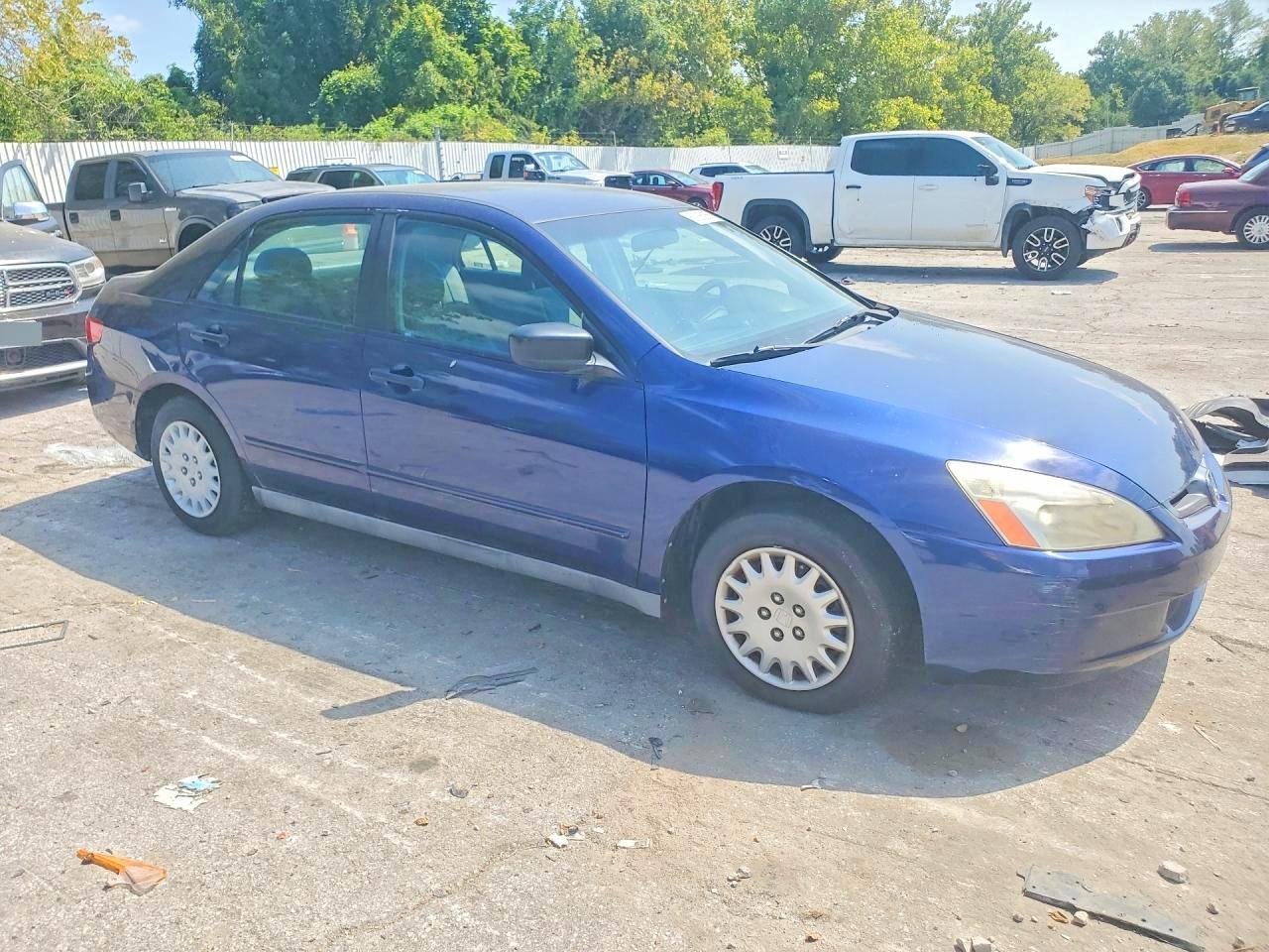 2005 Honda Accord Dx Синий vin: 1HGCM56195A148648