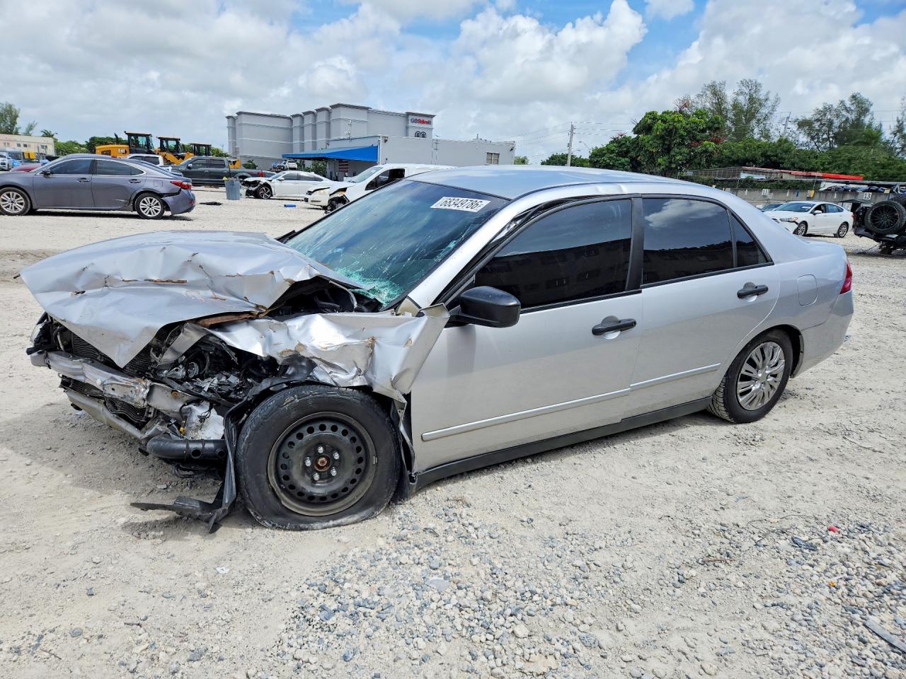 2006 Honda Accord Value Silver vin: 1HGCM56196A034117