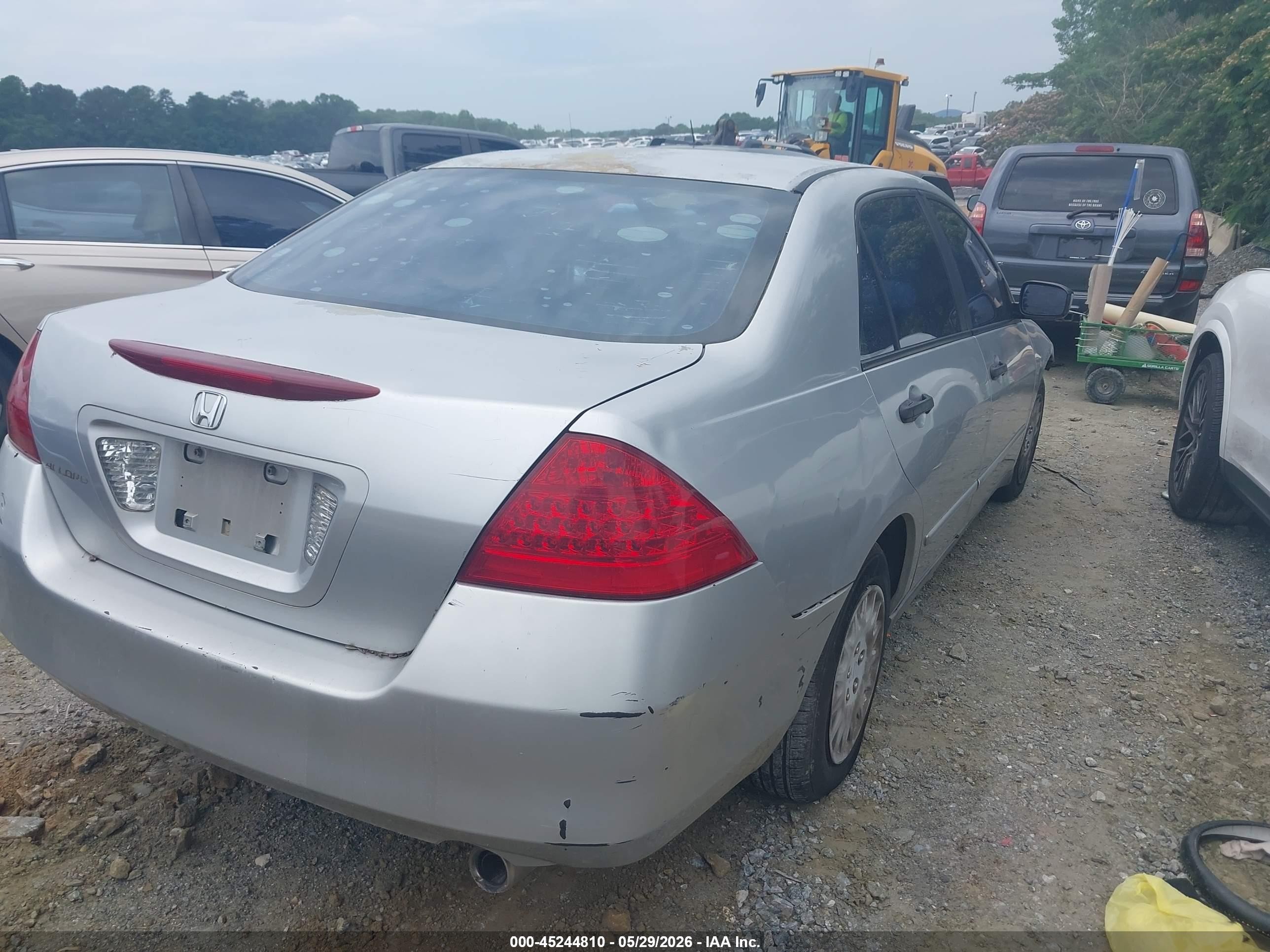2006 Honda Accord 2.4 Vp Silver vin: 1HGCM56196A089599
