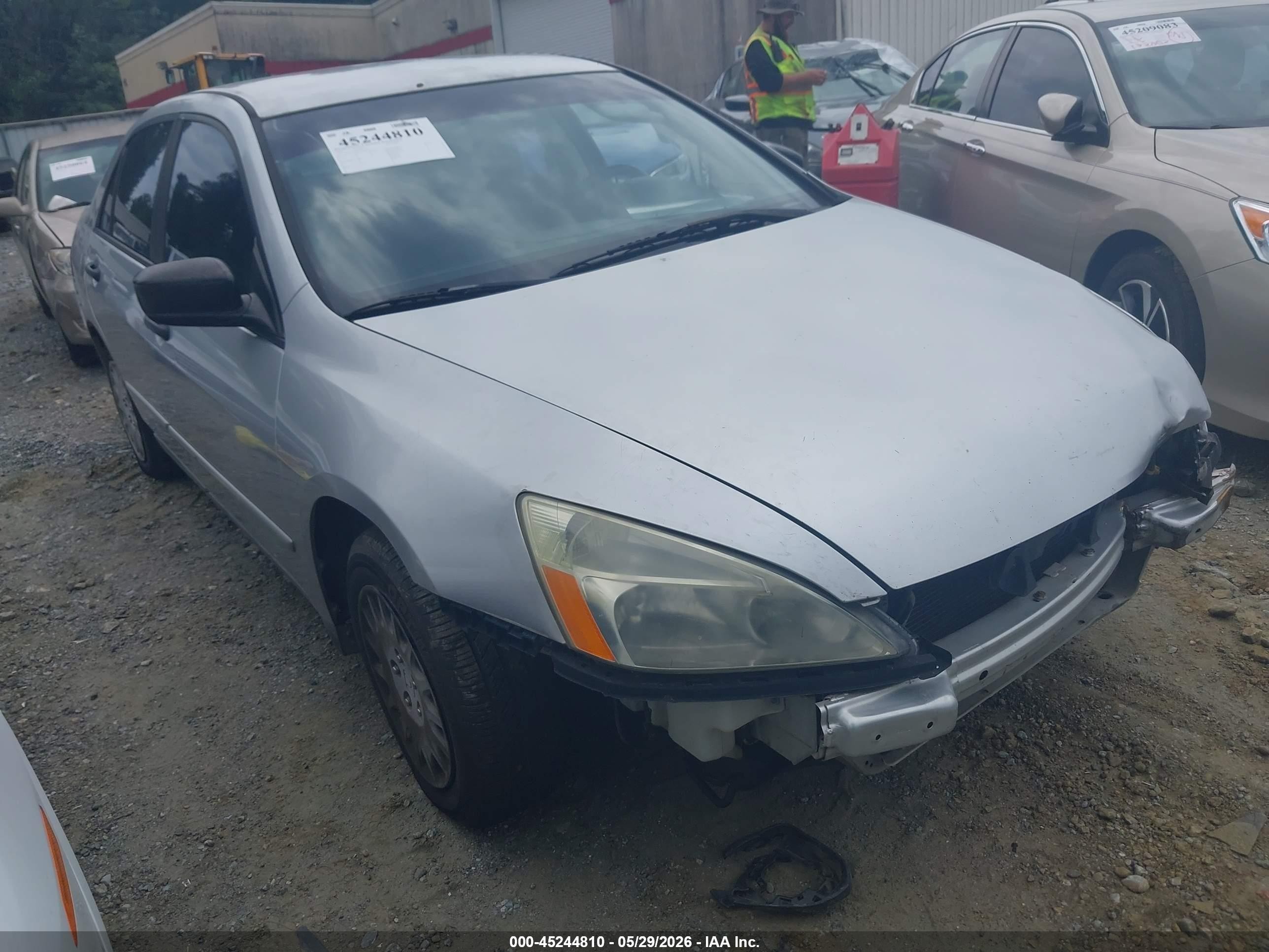 2006 Honda Accord 2.4 Vp Silver vin: 1HGCM56196A089599