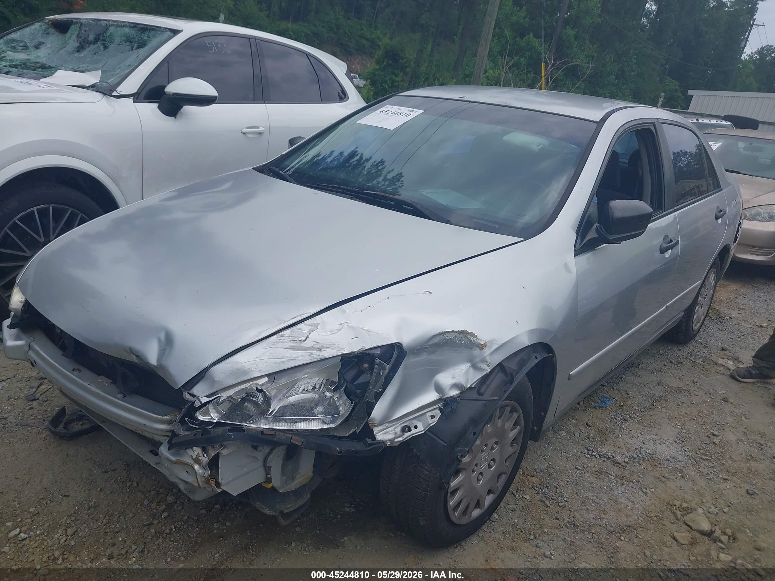 2006 Honda Accord 2.4 Vp Silver vin: 1HGCM56196A089599