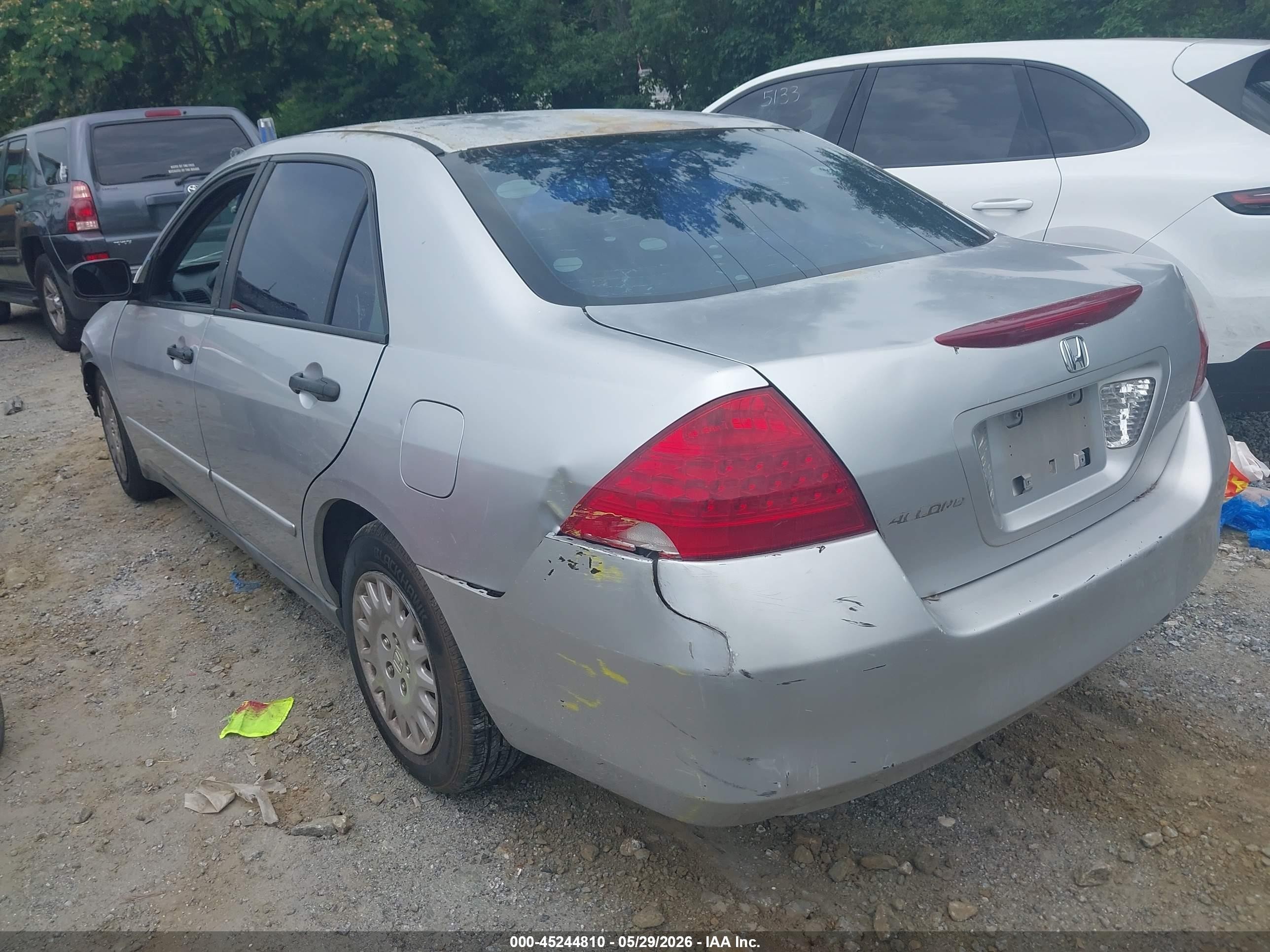 2006 Honda Accord 2.4 Vp Silver vin: 1HGCM56196A089599