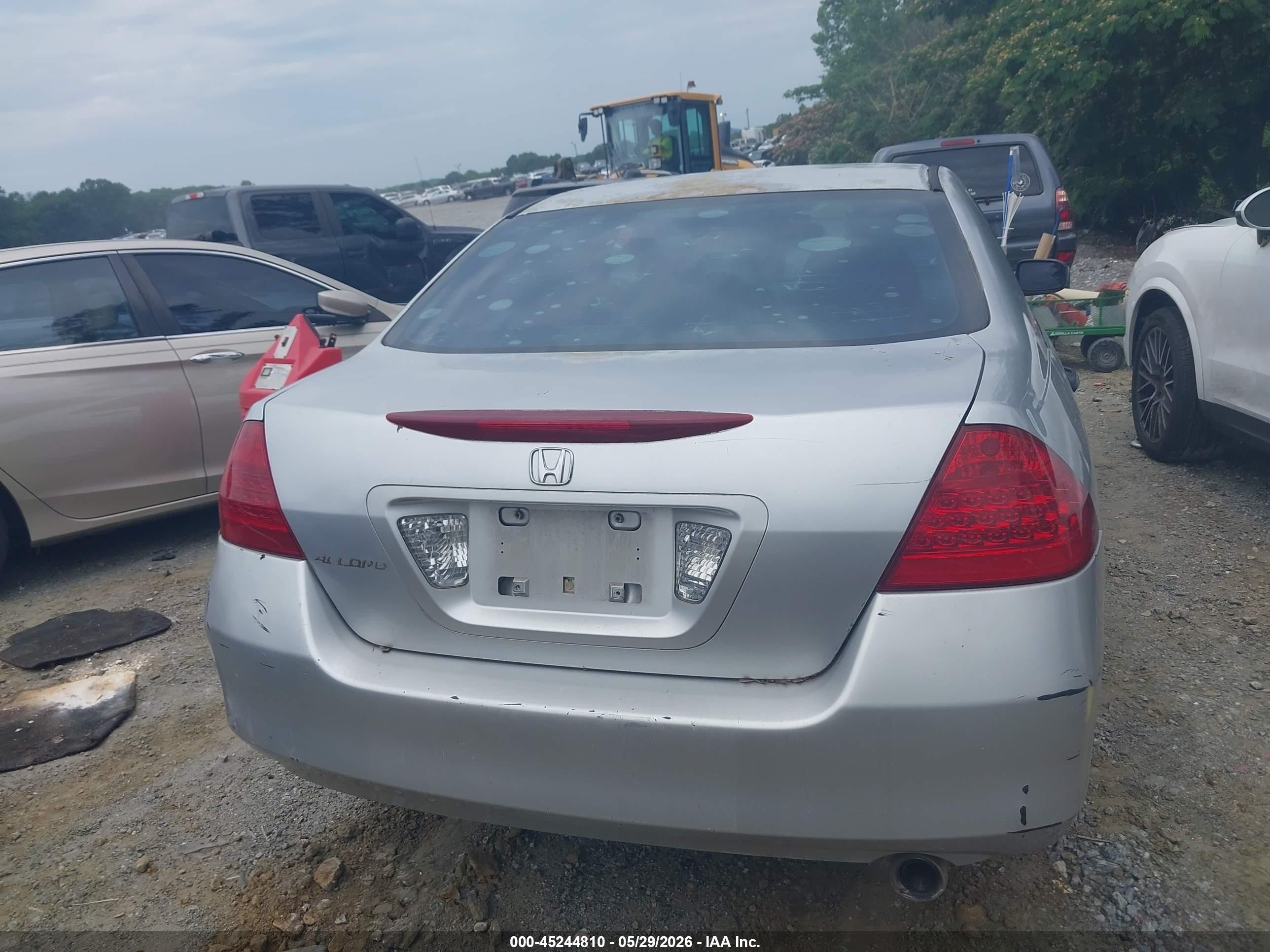 2006 Honda Accord 2.4 Vp Silver vin: 1HGCM56196A089599
