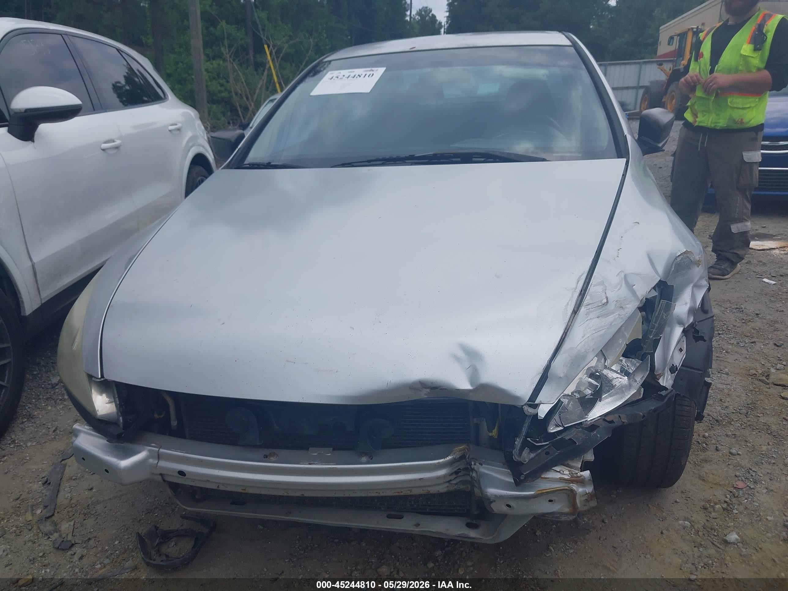 2006 Honda Accord 2.4 Vp Silver vin: 1HGCM56196A089599