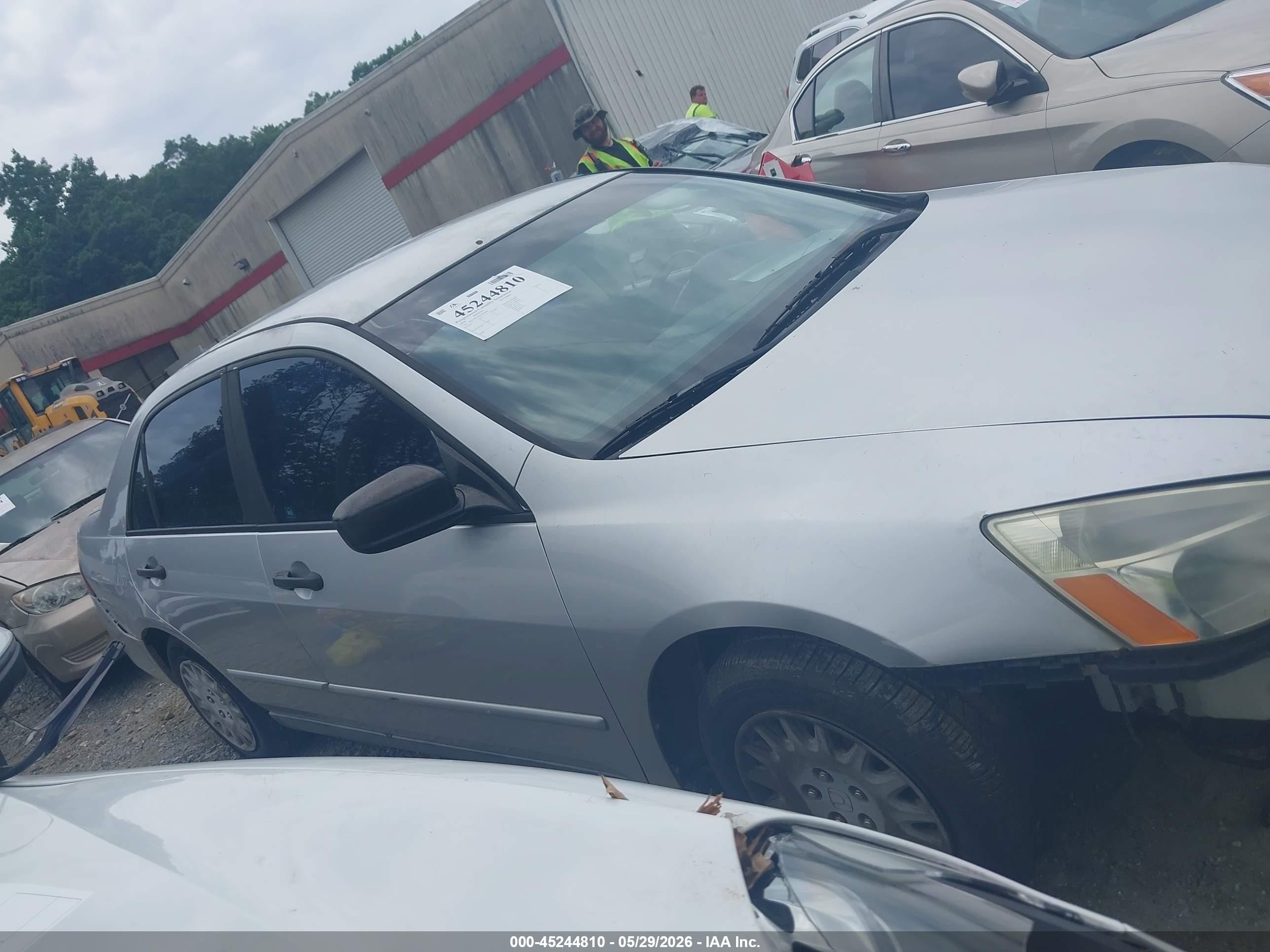 2006 Honda Accord 2.4 Vp Silver vin: 1HGCM56196A089599