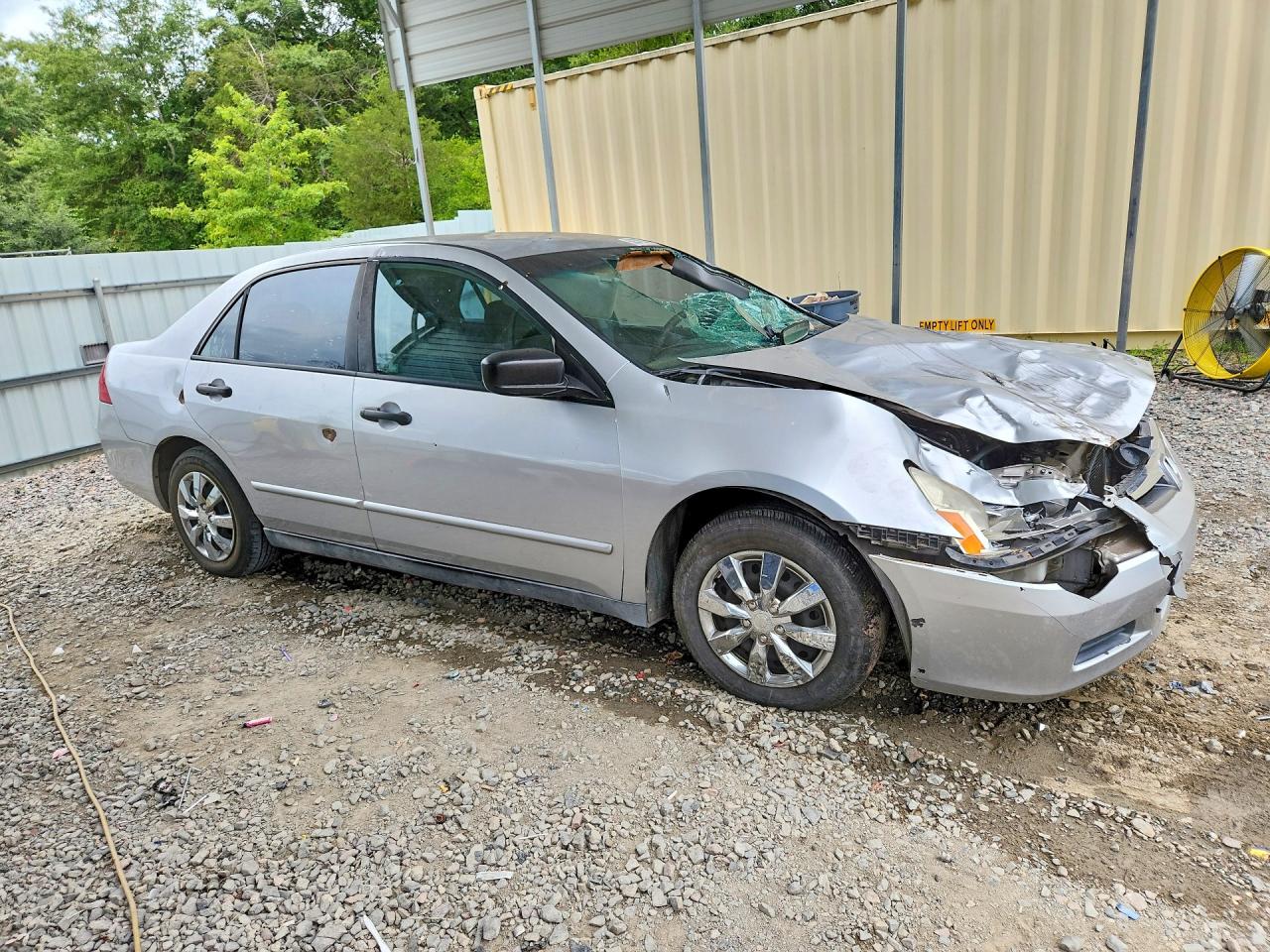 2007 Honda Accord Value Silver vin: 1HGCM56197A032076